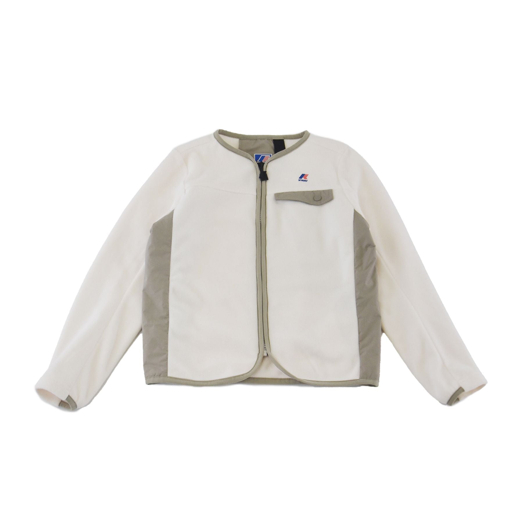 K-way Aristide 4.0 Polar Fleece White Green