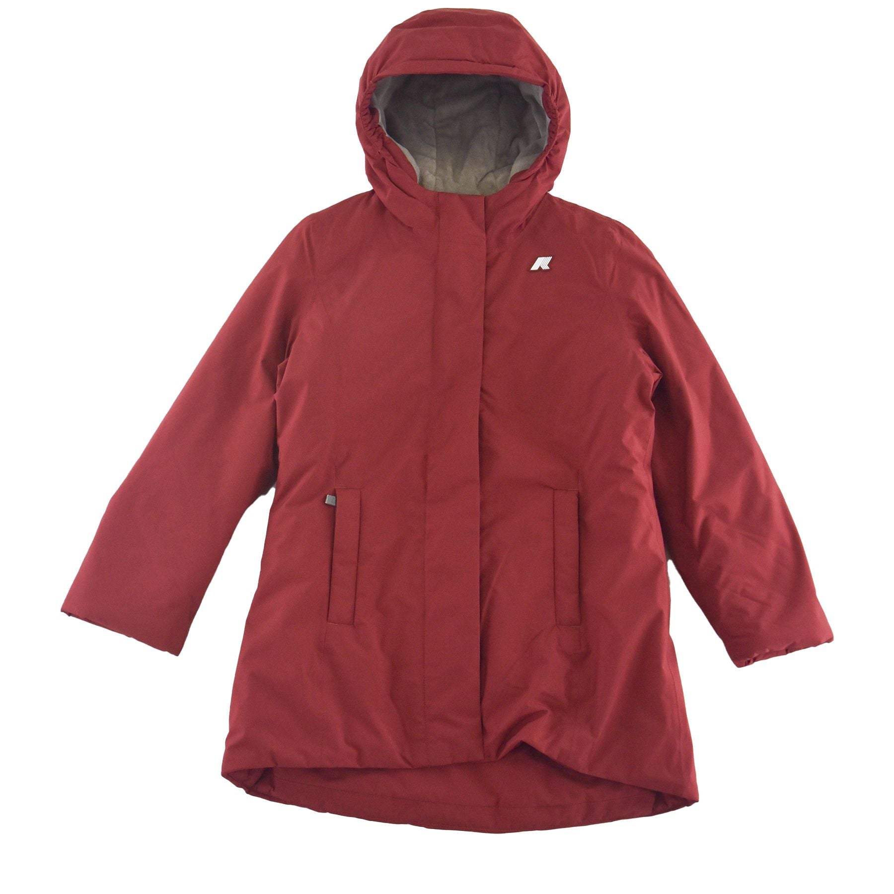 K-way Denise Soft Touch Marmot Red Down Jacket