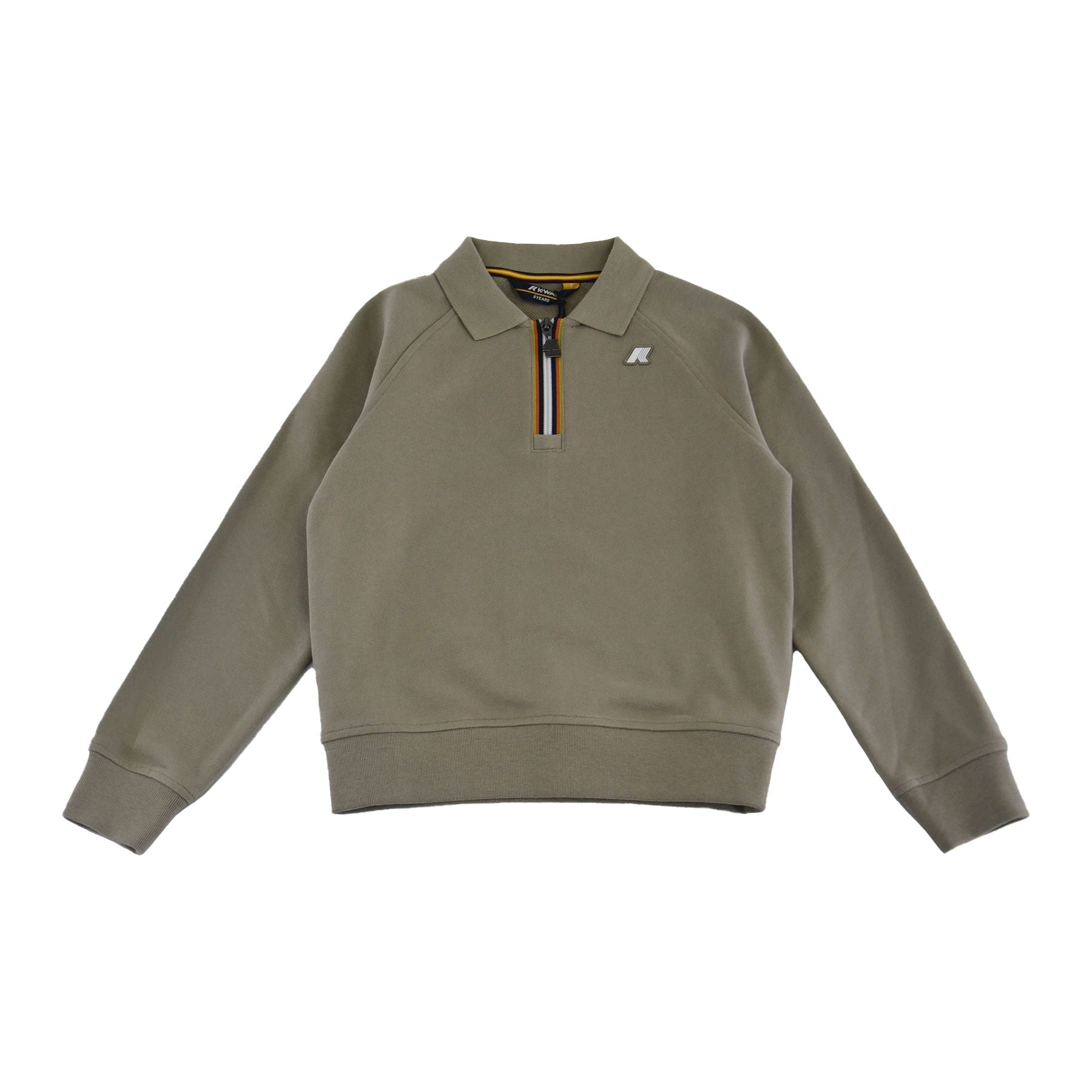 K-way Green Zip-Up Polo Shirt