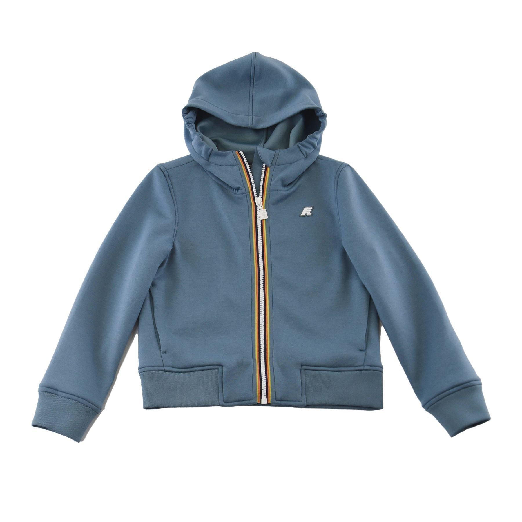 K-way Zip-Up Hoodie with Pockets for Boys, Green