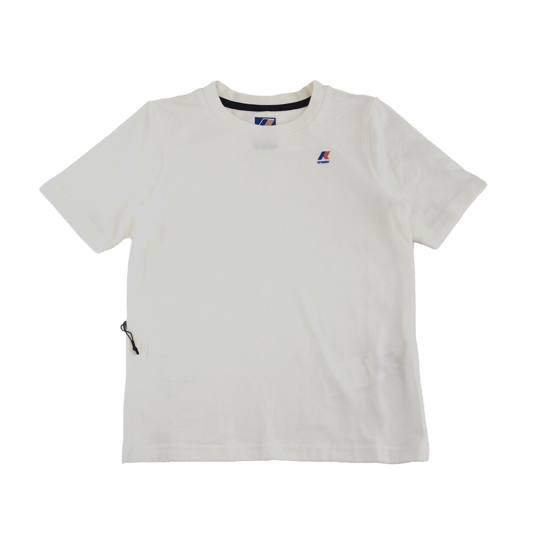 K-way White Leonide Round Neck T-shirt