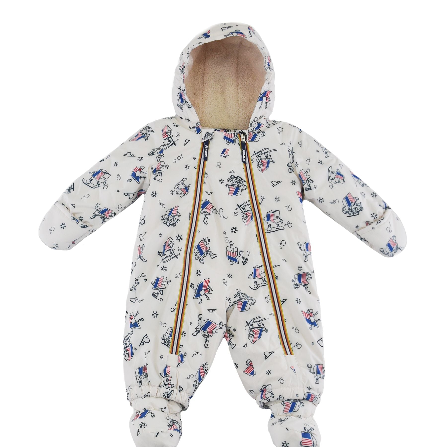 K-way Tutona Le Vrai 4.0 Snotty Bear Logo Pattern