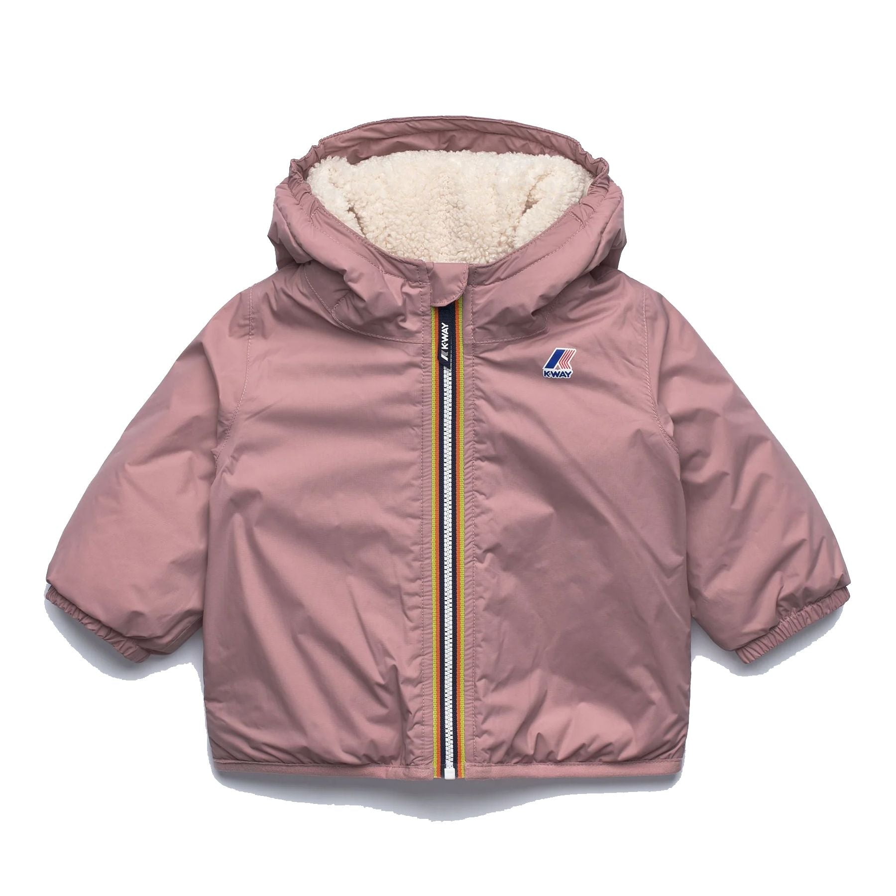 K-way Jacket Le Vrai 4.0 Claudine Teddy Bear Pink