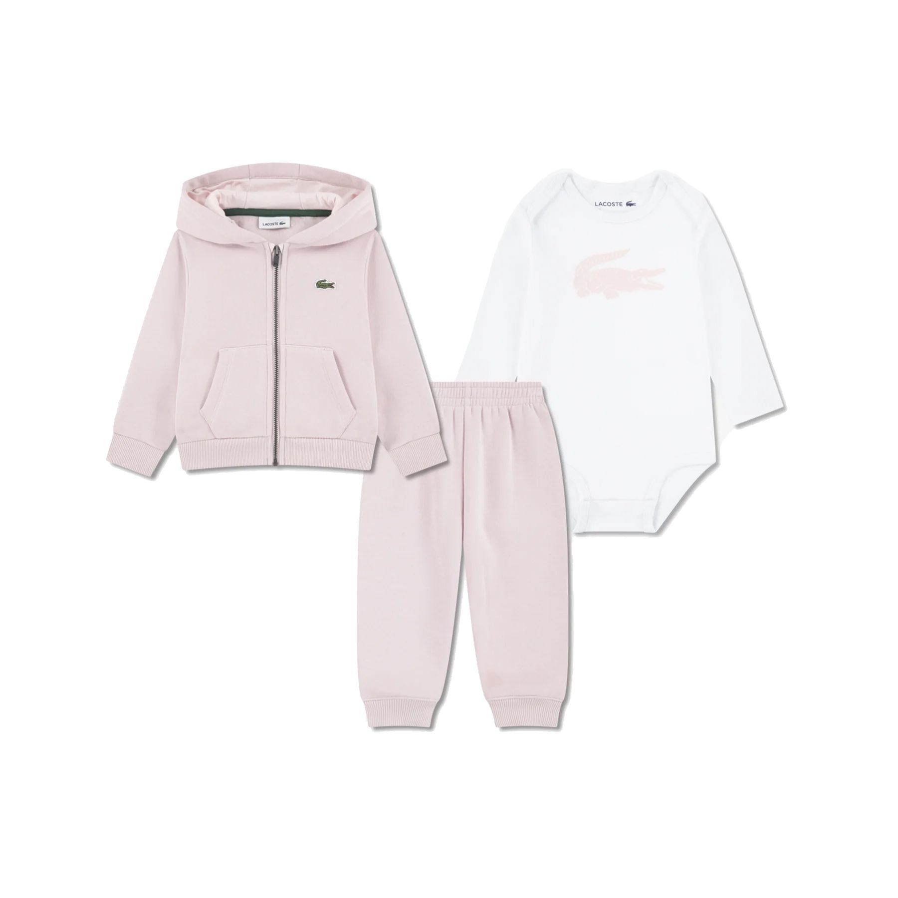 Lacoste Baby's Pink Three-Piece Sports Set