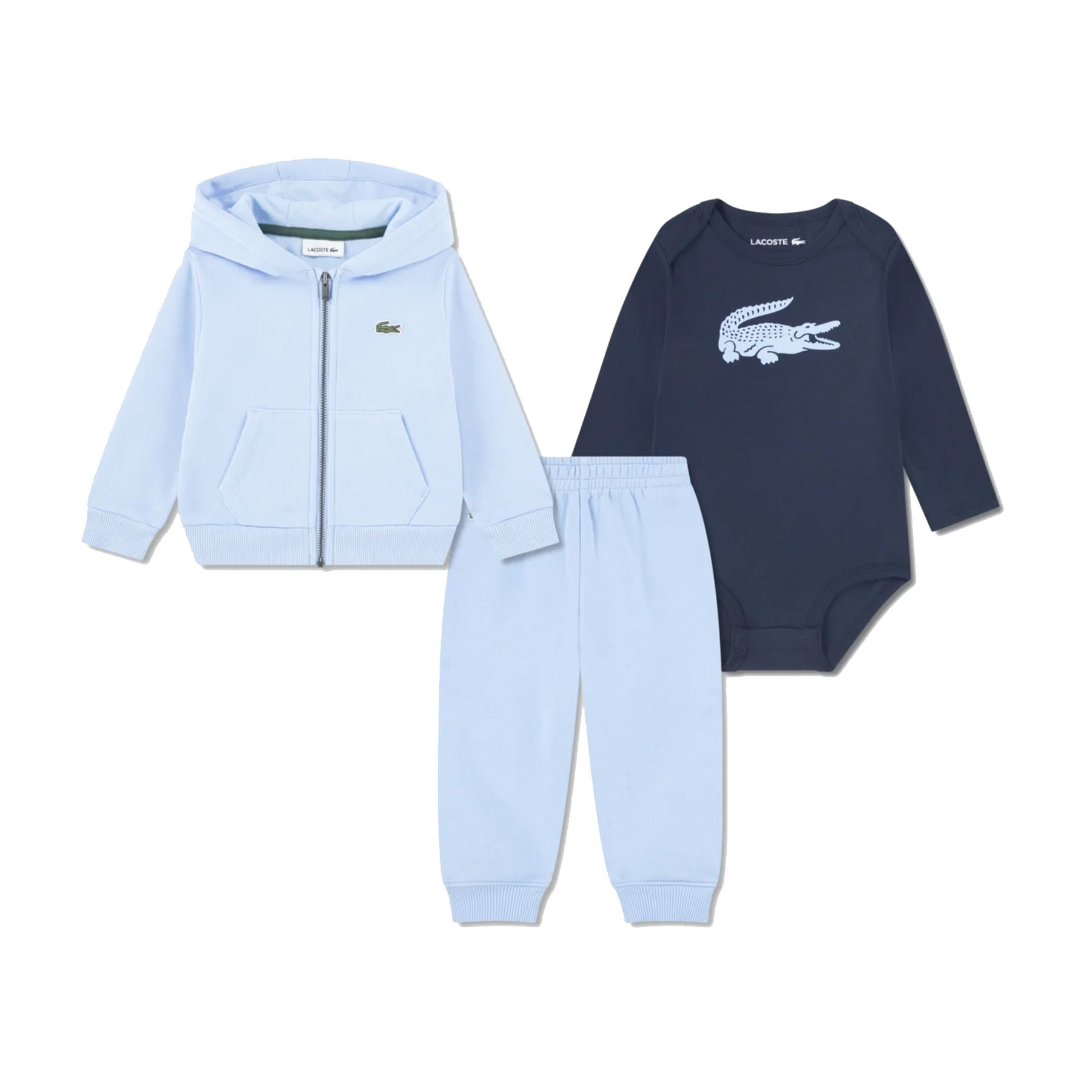 Lacoste Baby's Light Blue Three-Piece Sports Set