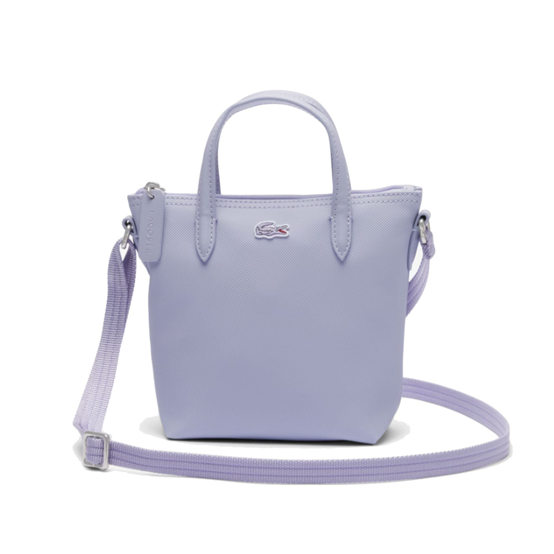 Lacoste Petit Pique Zipper Bag Lavender