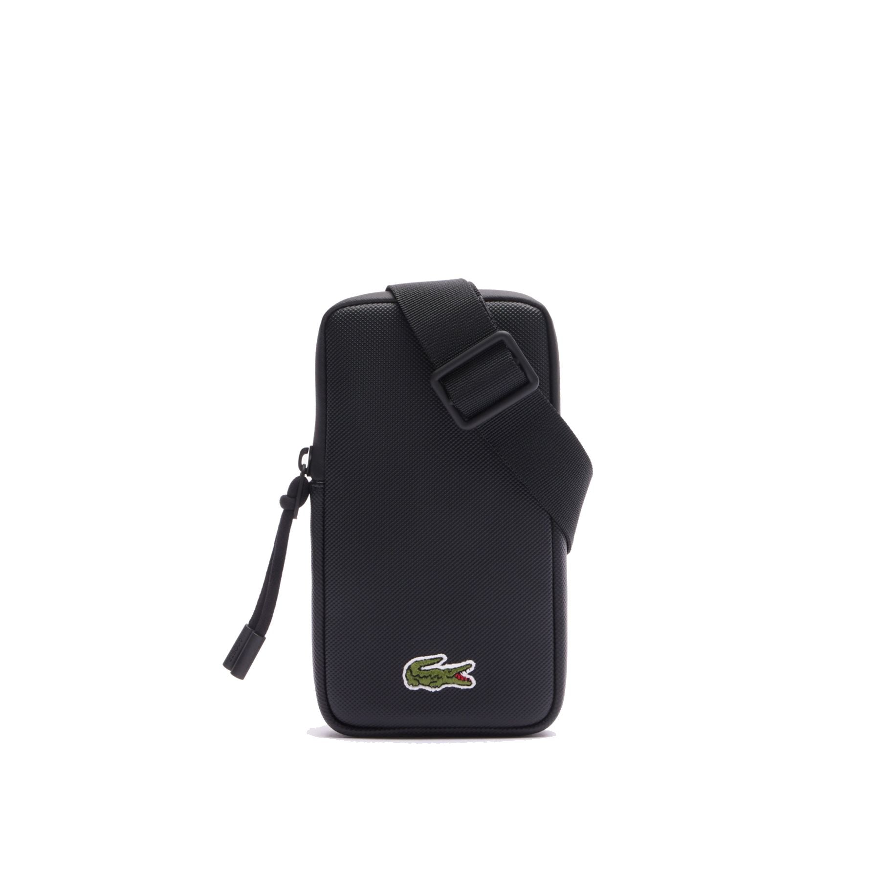 Lacoste Black Shoulder Cell Phone Bag