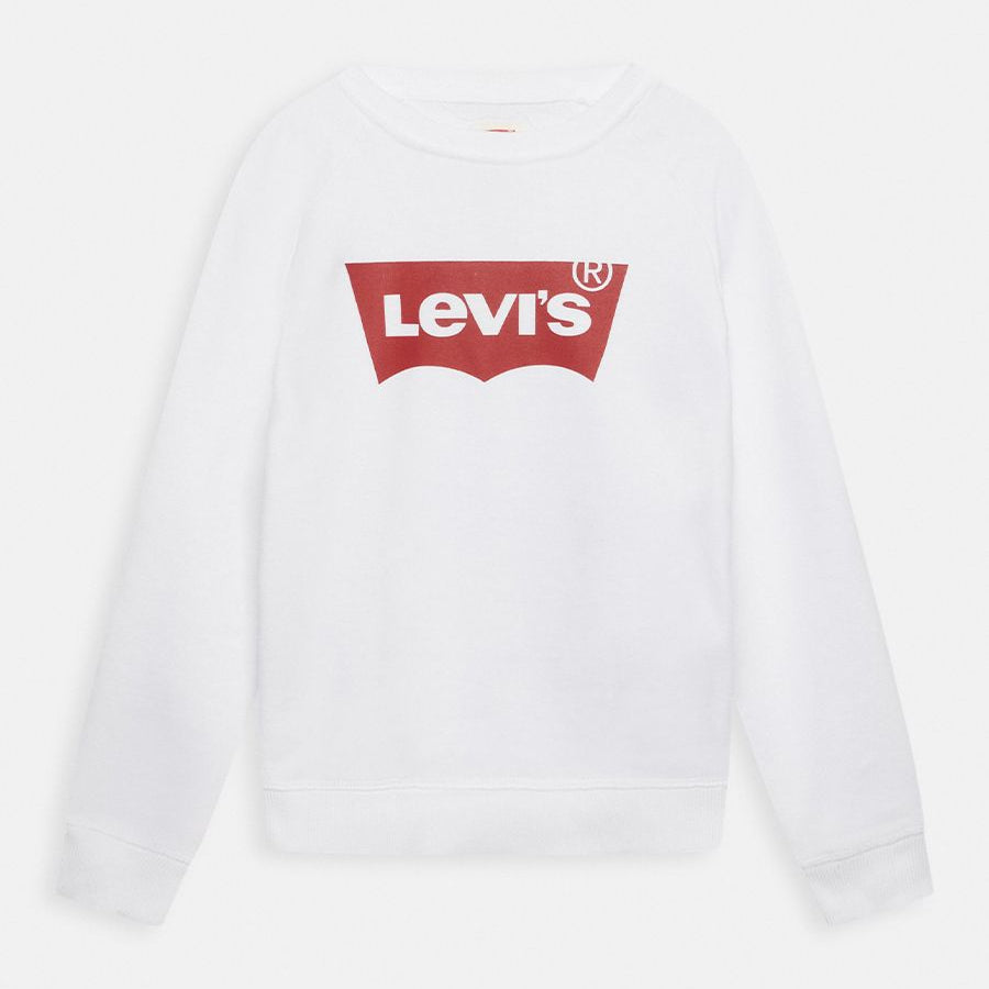 Soft cotton sweatshirt with long sleeves and logo print