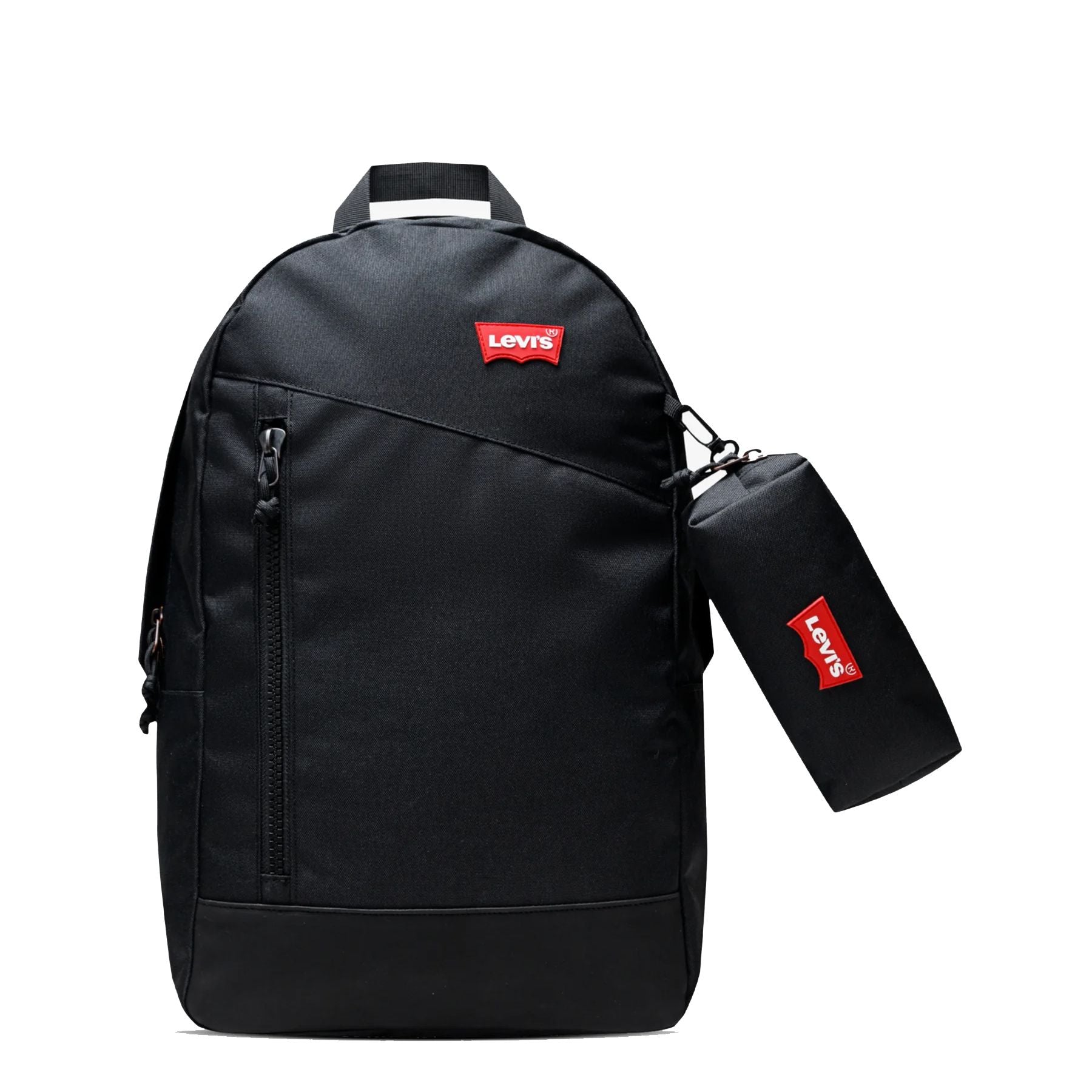 Levis Black Explore Backpack with Pencil Case