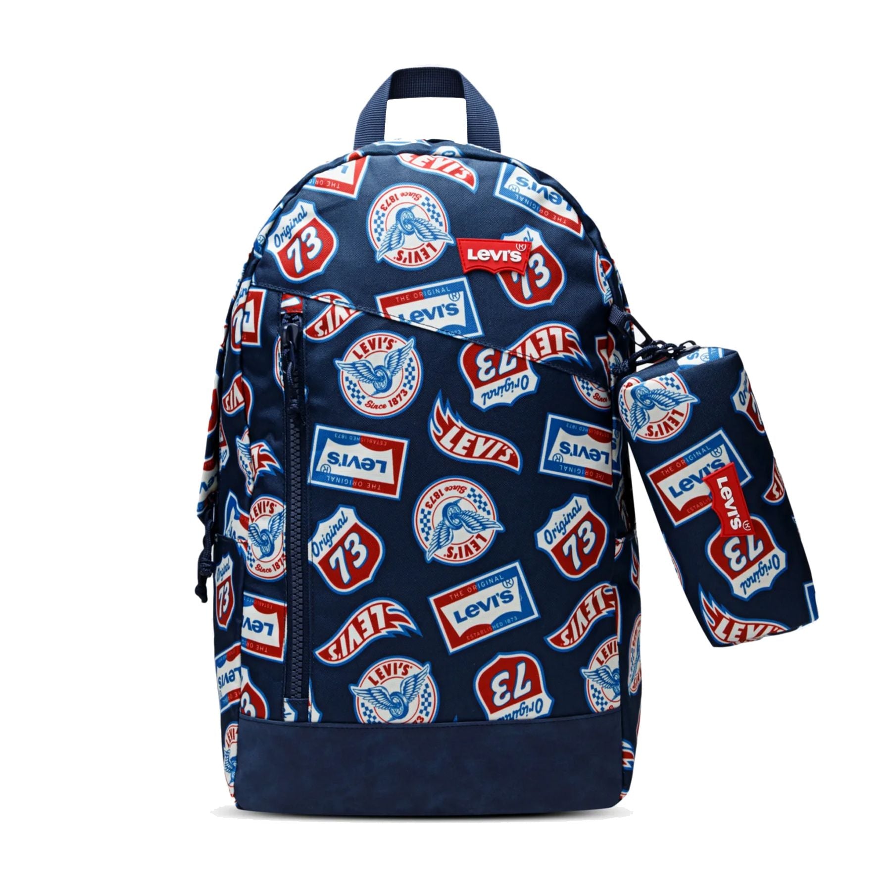 Levis Blue Explore Backpack with Pencil Case