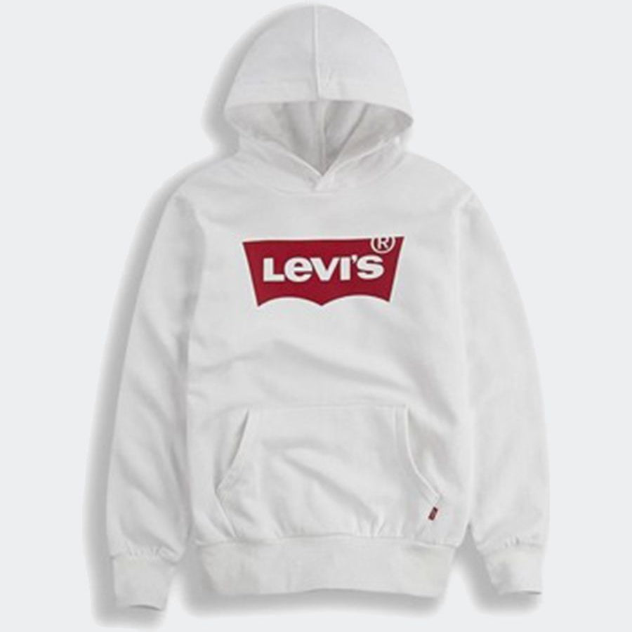 Levis Cotton Hoodie with Front Logo Print