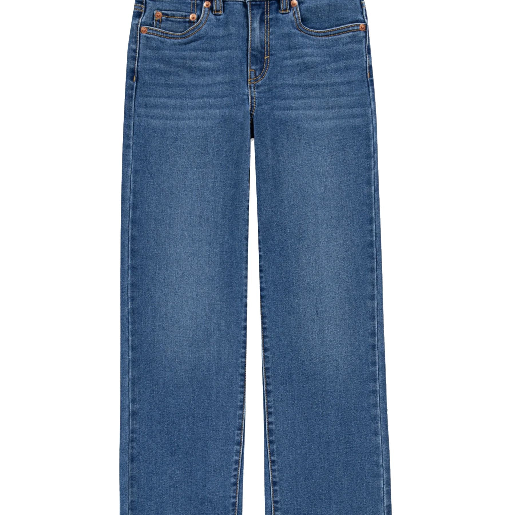 Levis Blue Loose Fit Five Pocket Jeans