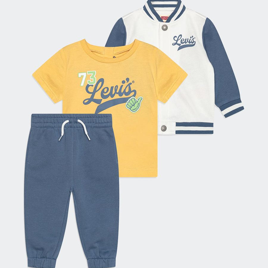 Levis Complete Tris Sweatshirt Bomber T-shirt and Jogger