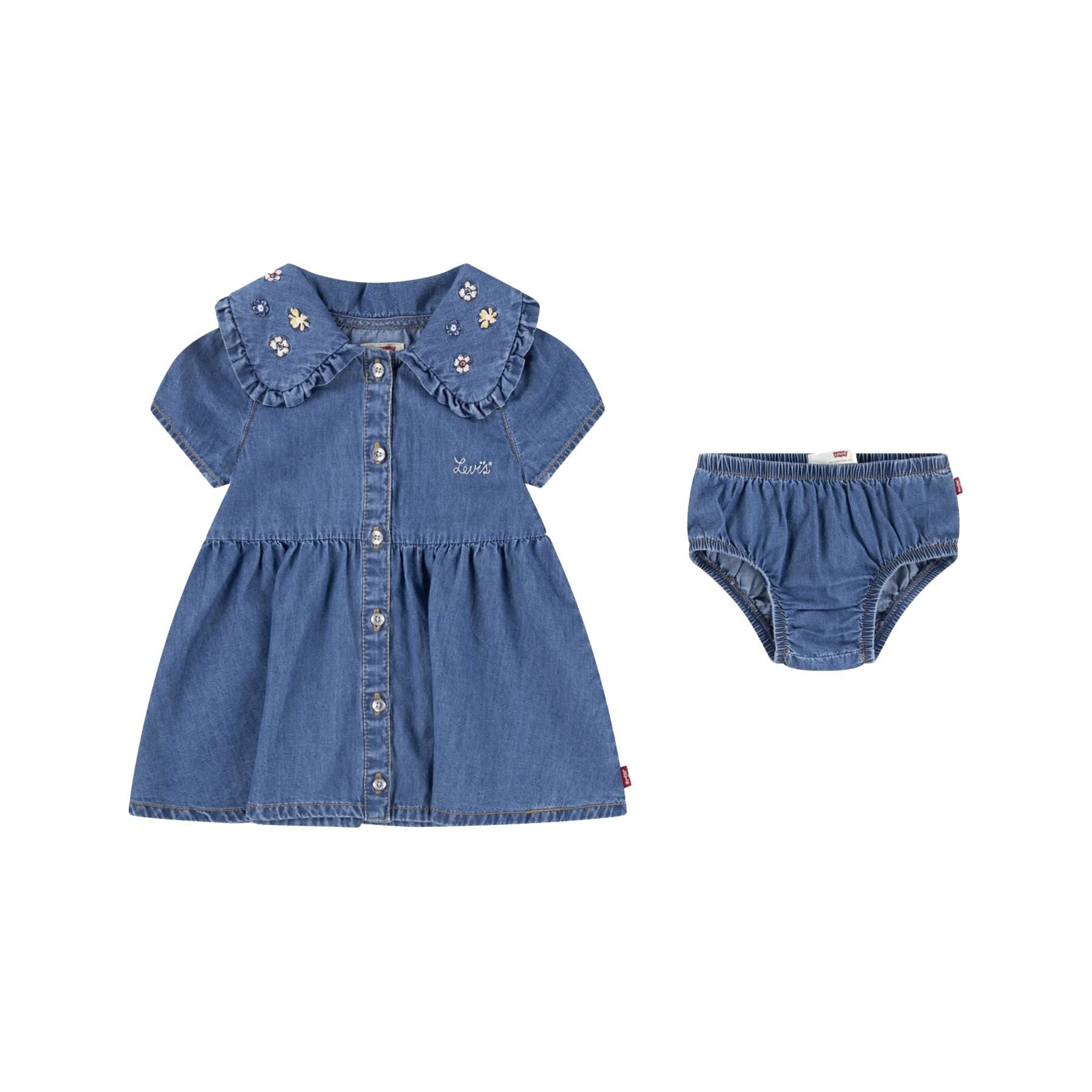 Levis Embroidered Denim Dress