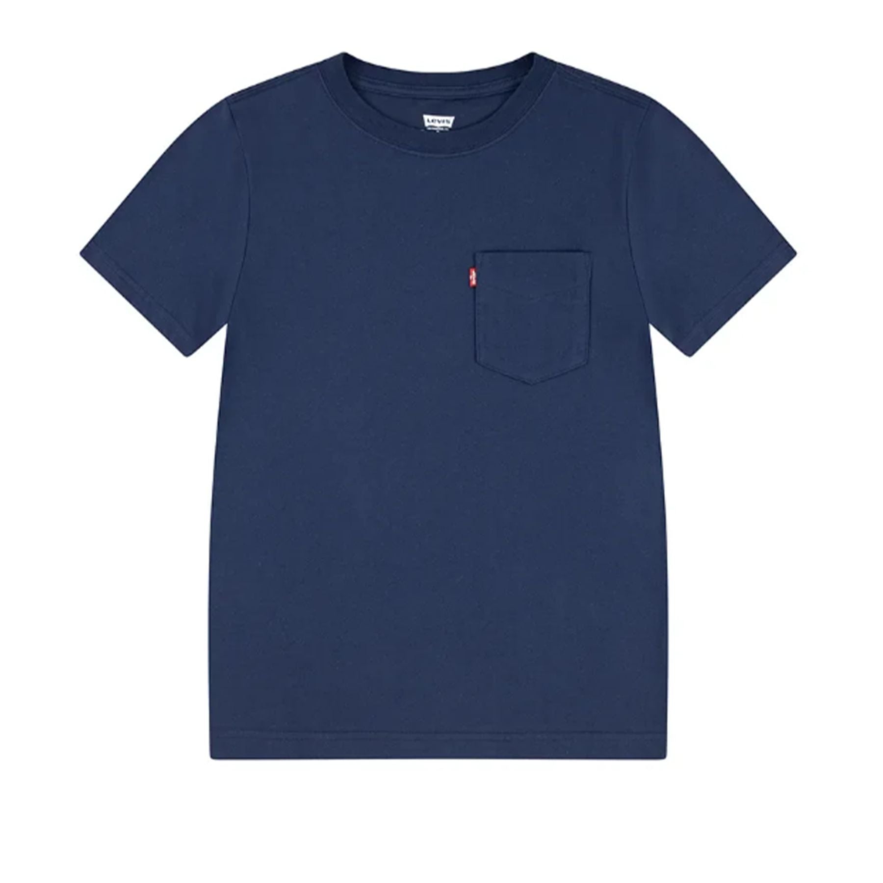 Levis Solid Color Crew Neck T-Shirt with Pocket