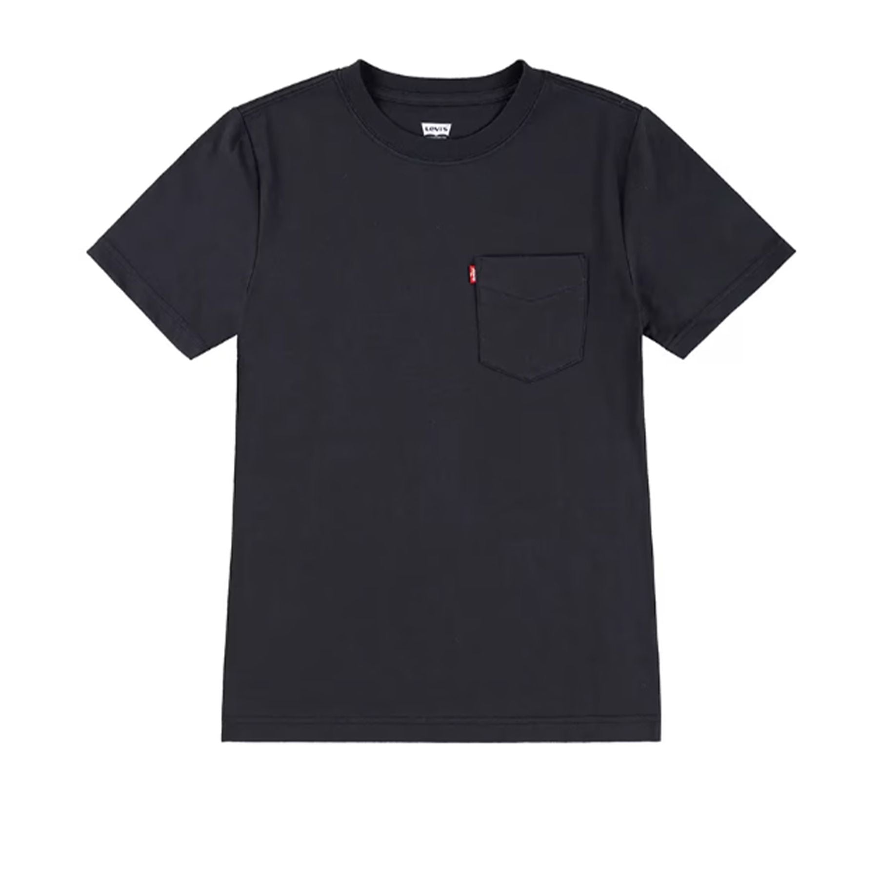 Levis Solid Color Crew Neck T-Shirt with Pocket