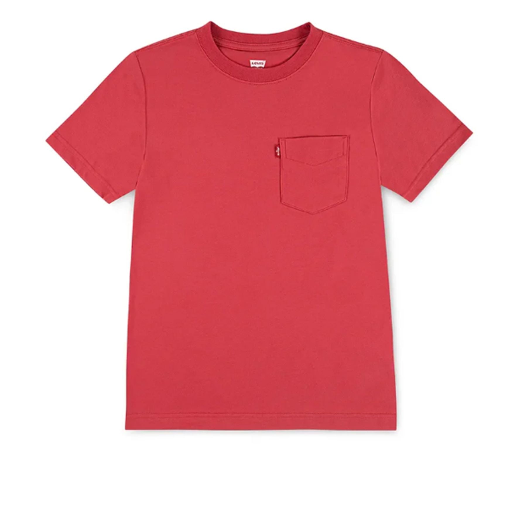 Levis Solid Color Crew Neck T-Shirt with Pocket