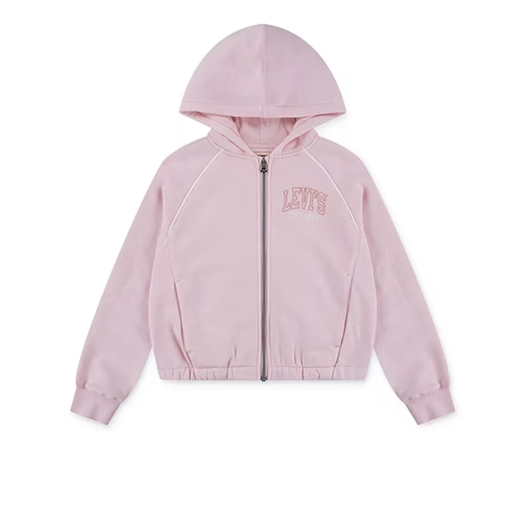 Levis Cropped Zip-Up Hoodie