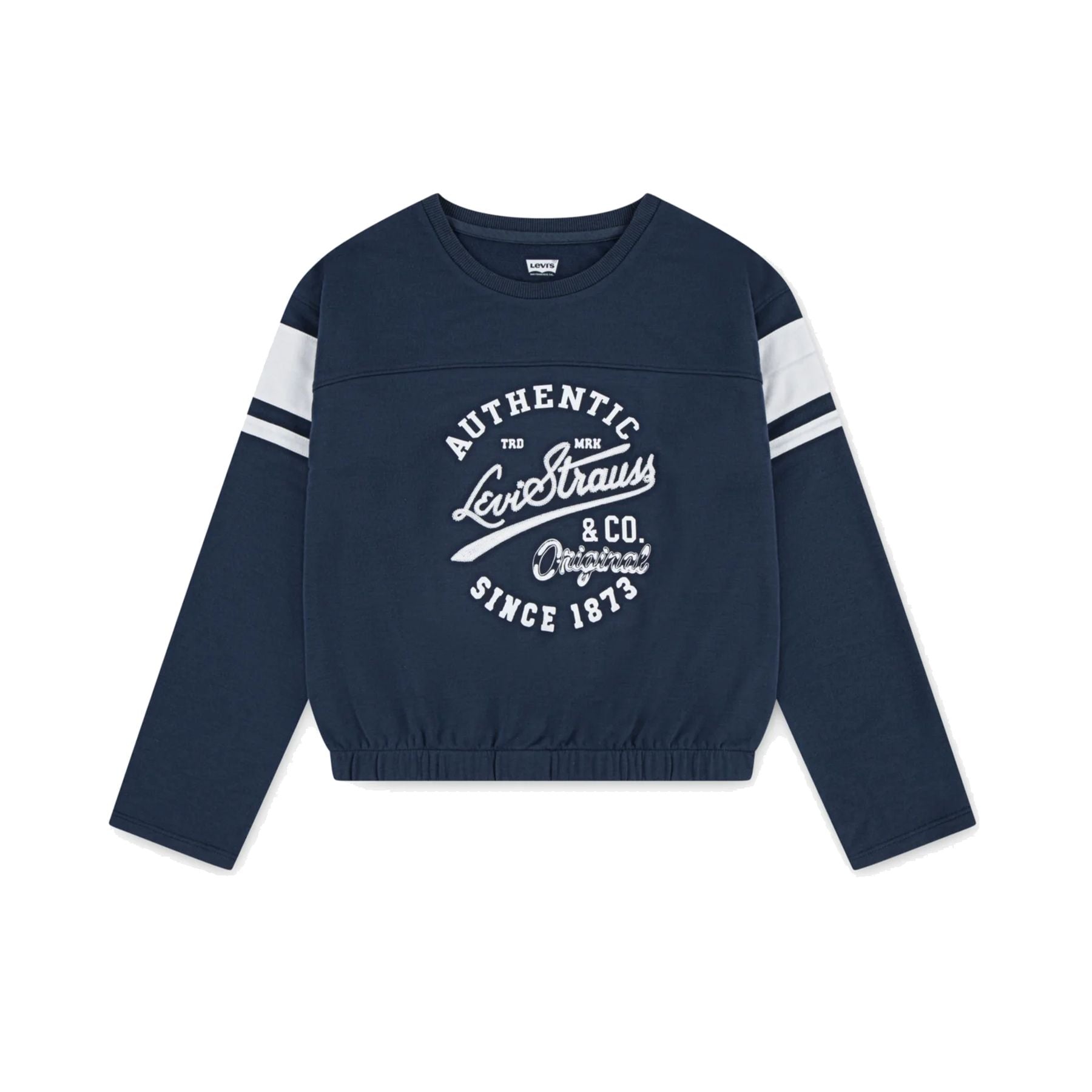 Levis Kids' Elasticated T-Shirt White Blue