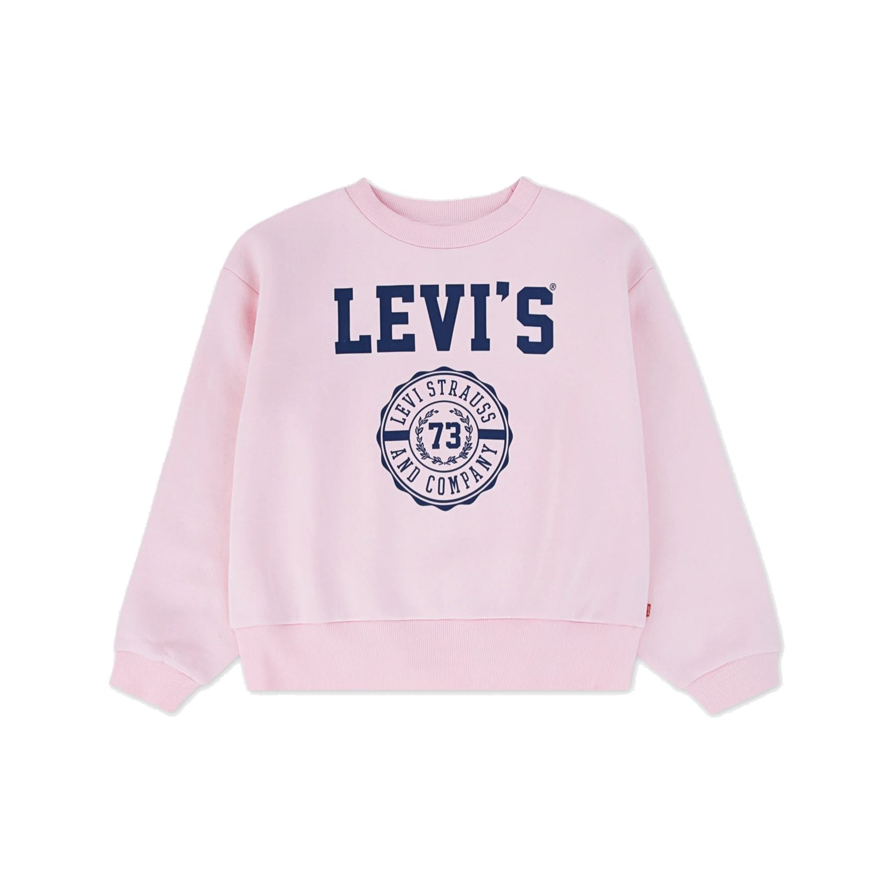 Levis Collegiate Pink Crewneck Sweatshirt
