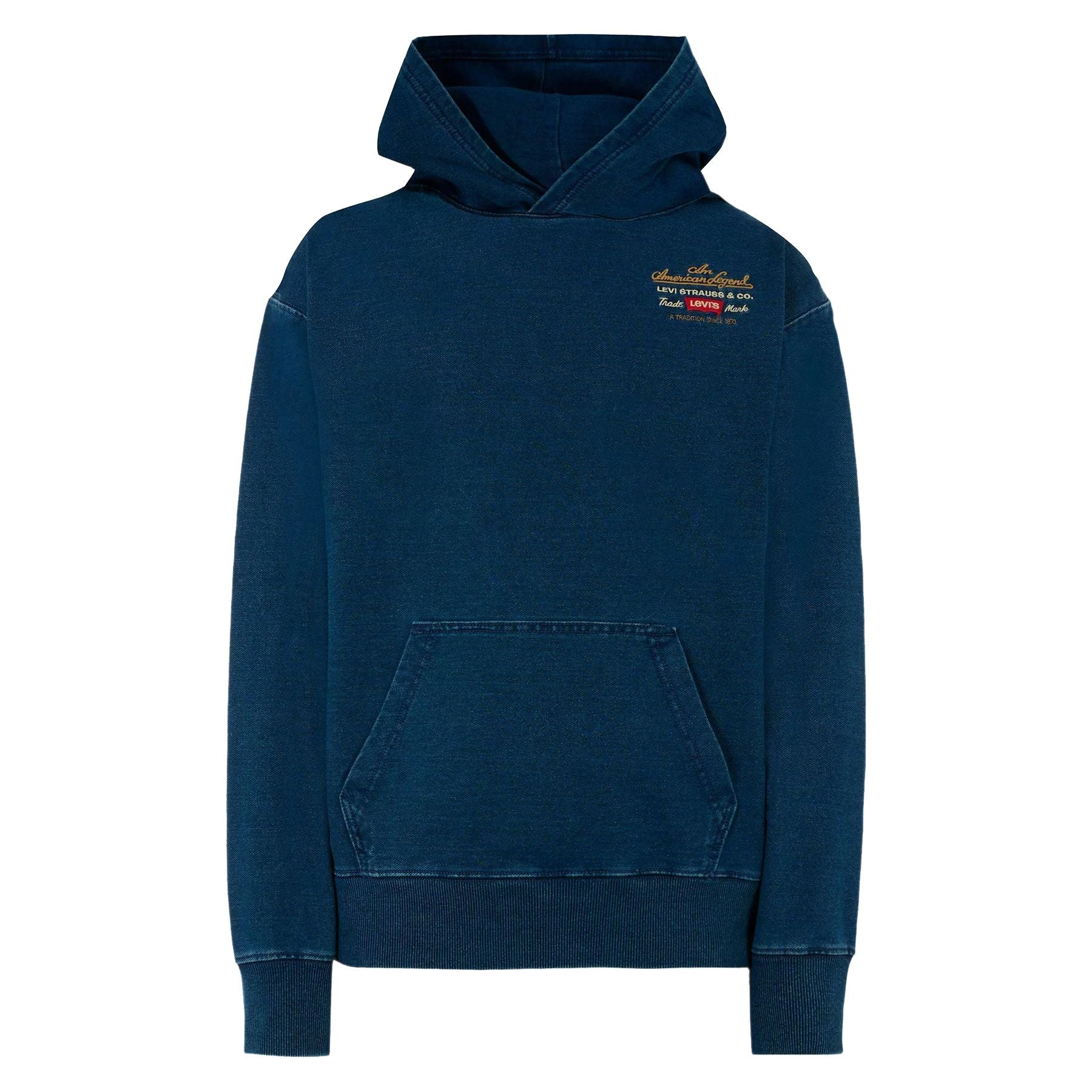 Levis Solid Blue Hoodie