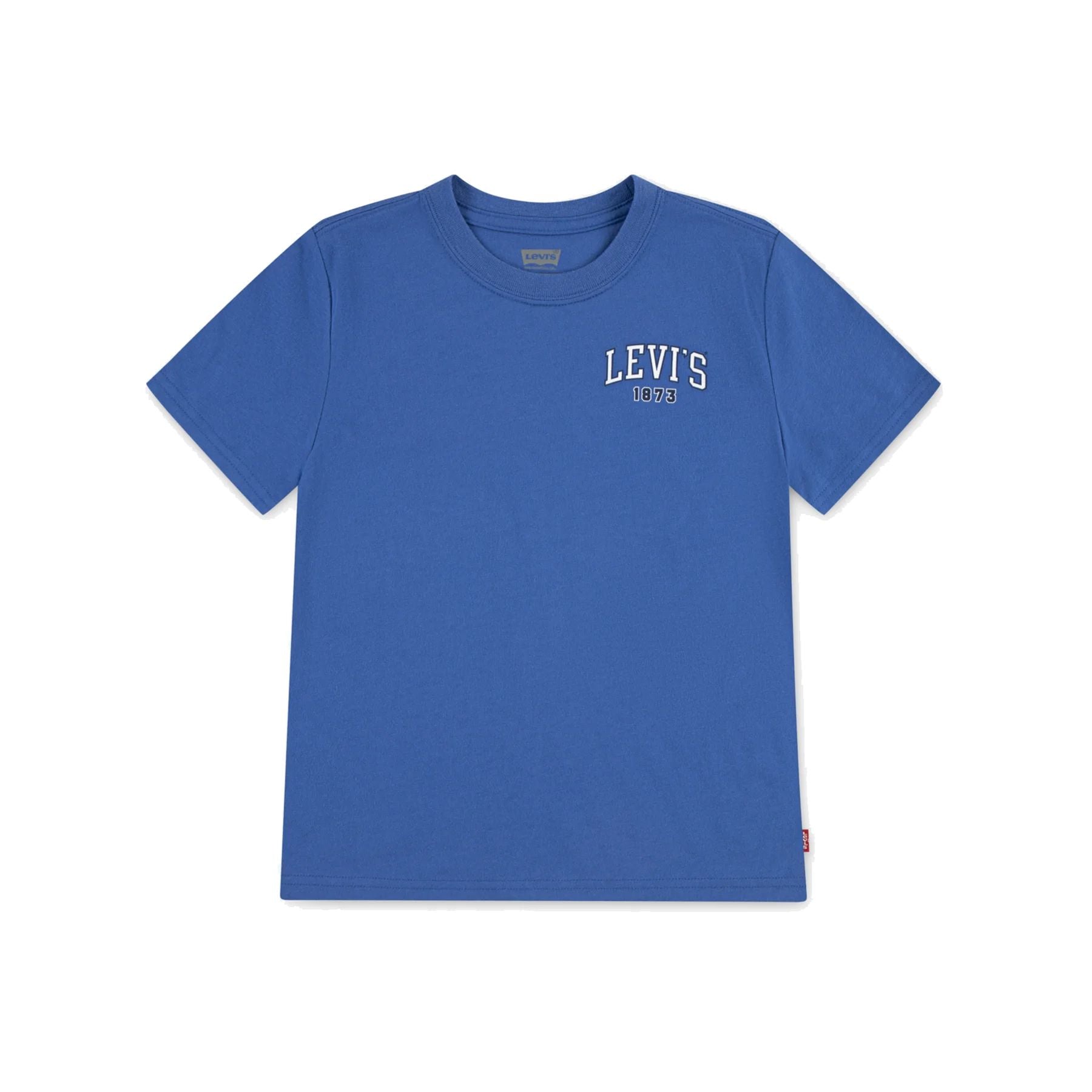 Levis Crew Neck T-Shirt in Light Blue with Print