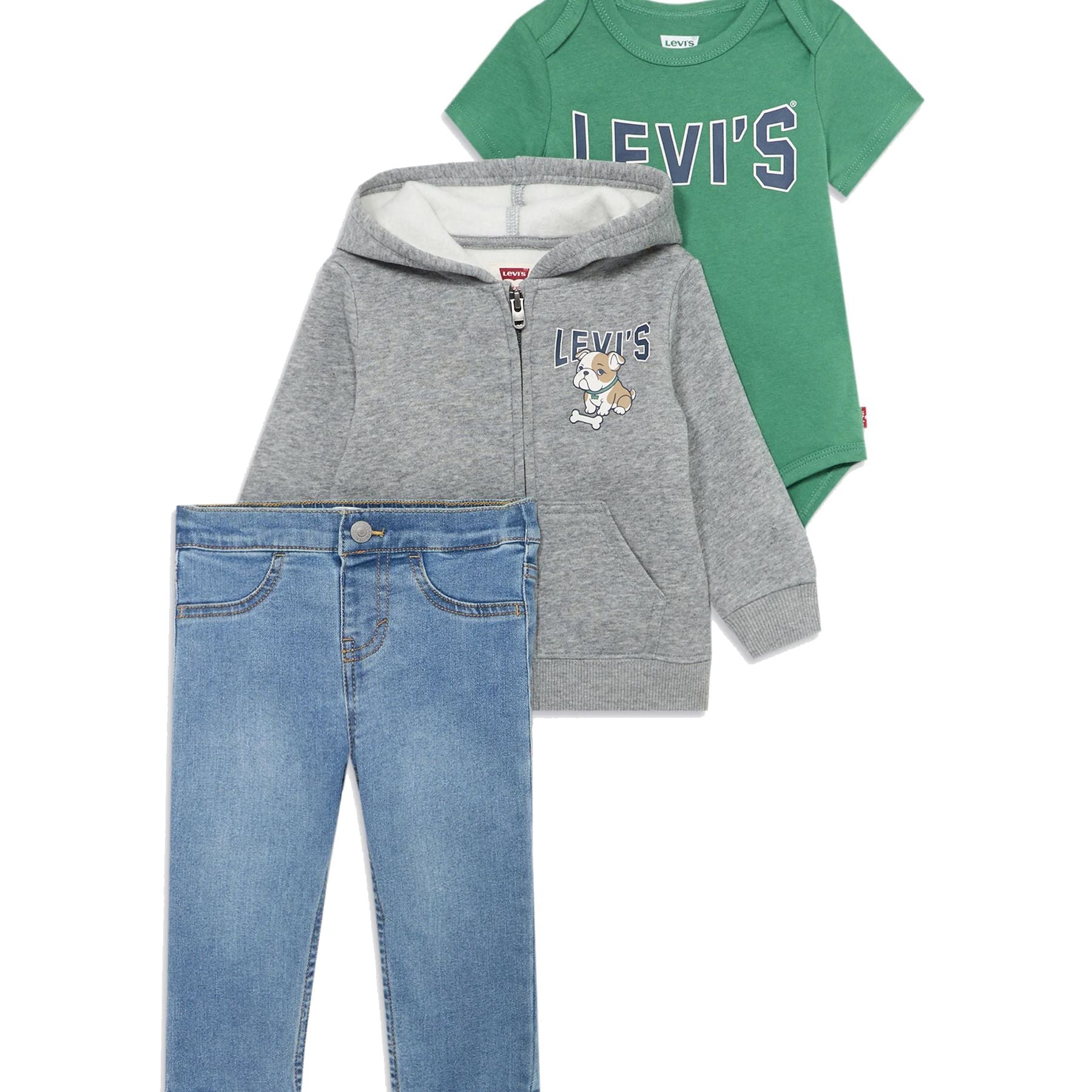 Levis Sportswear Set Zip-Up Hoodie and Jeans