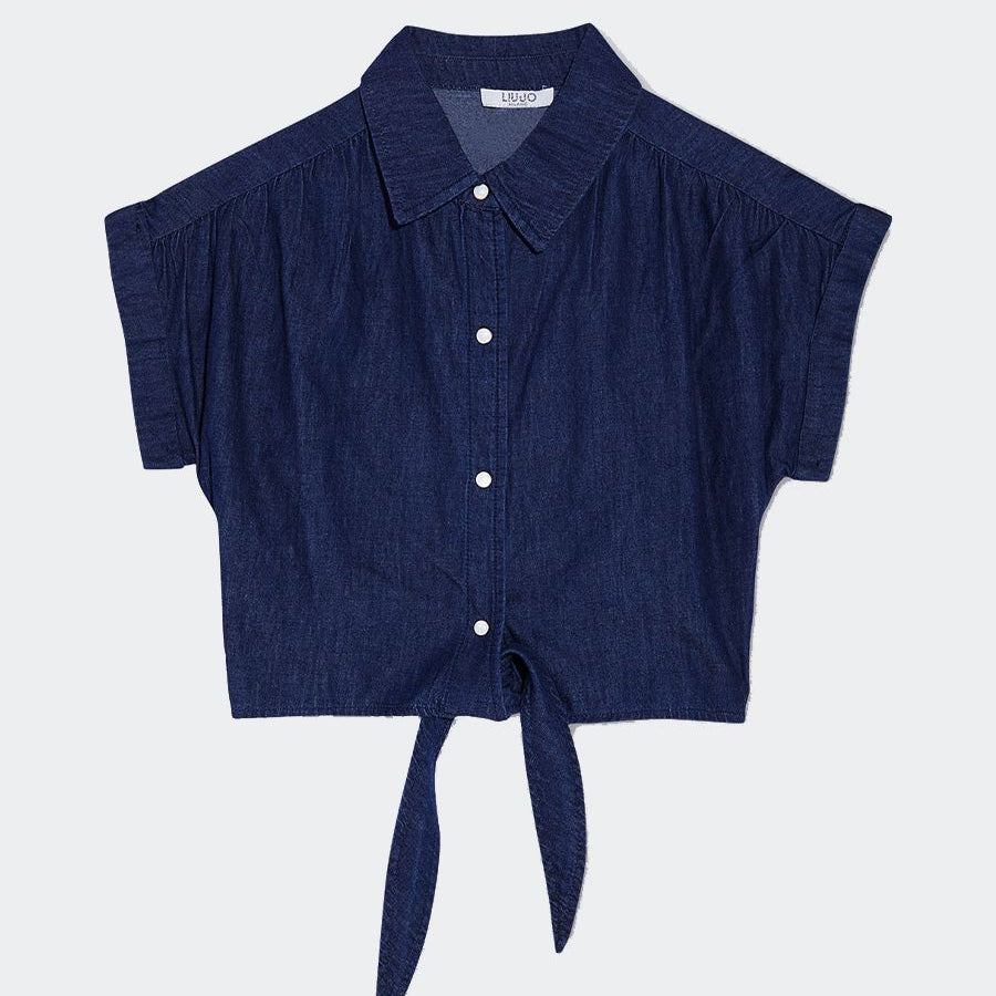 Liu Jo Denim Blouse Shirt