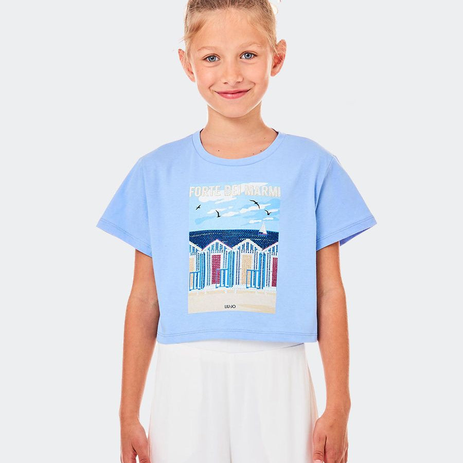 Liu Jo T-shirt with Rhinestones on the Front