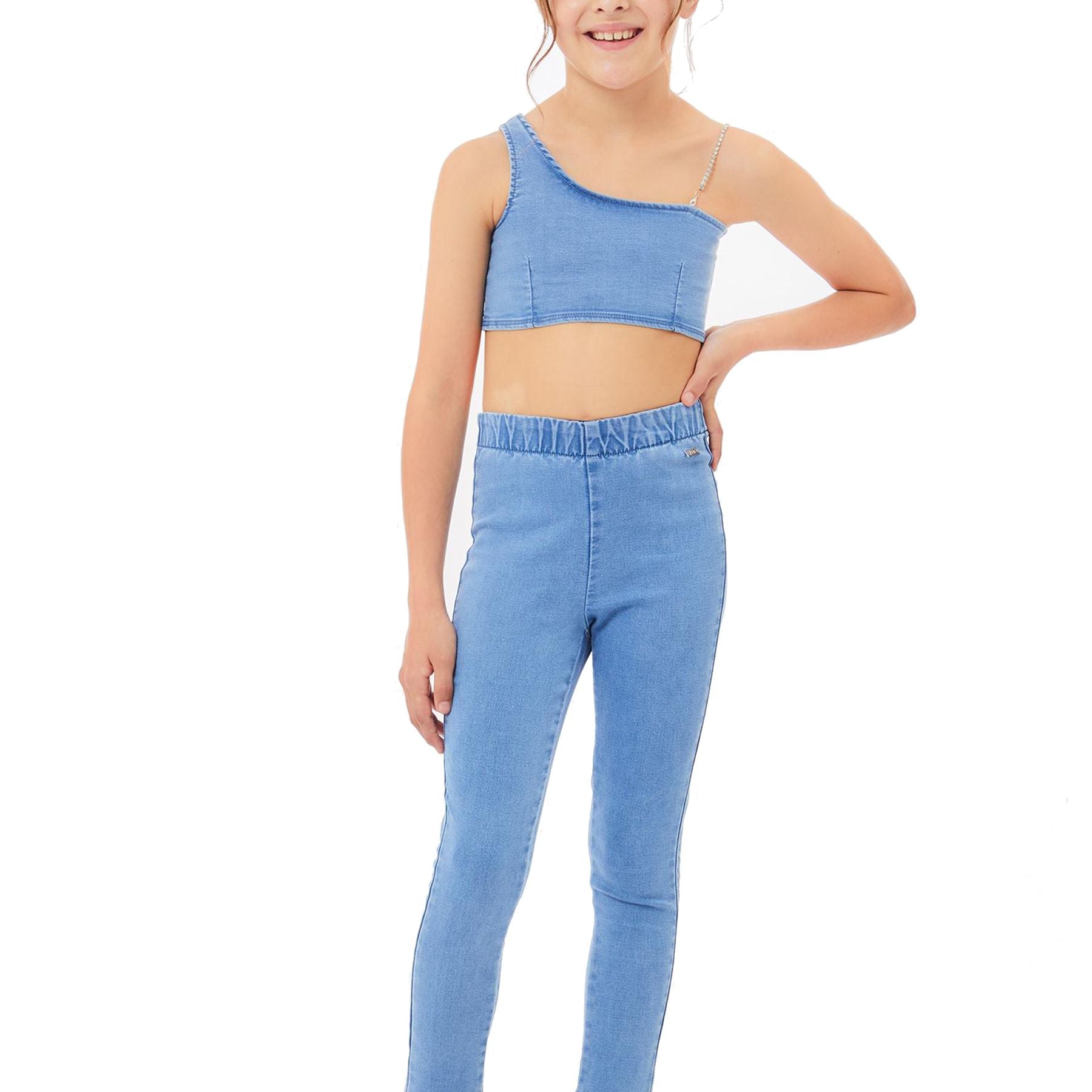 Liu Jo Sports Top and Leggings Jeans Set