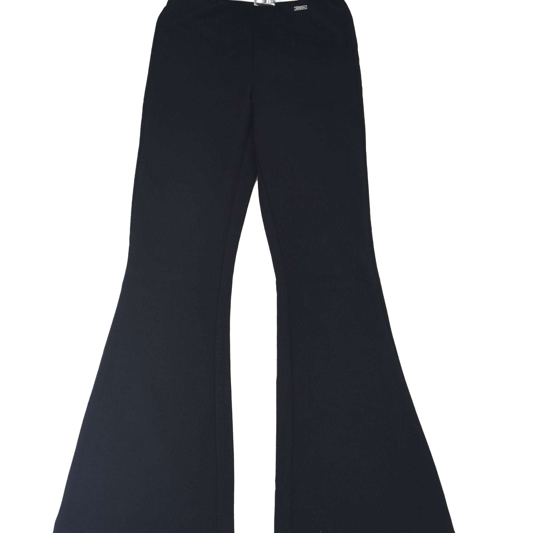 Liu Jo Wide-Length Long Trousers in Black