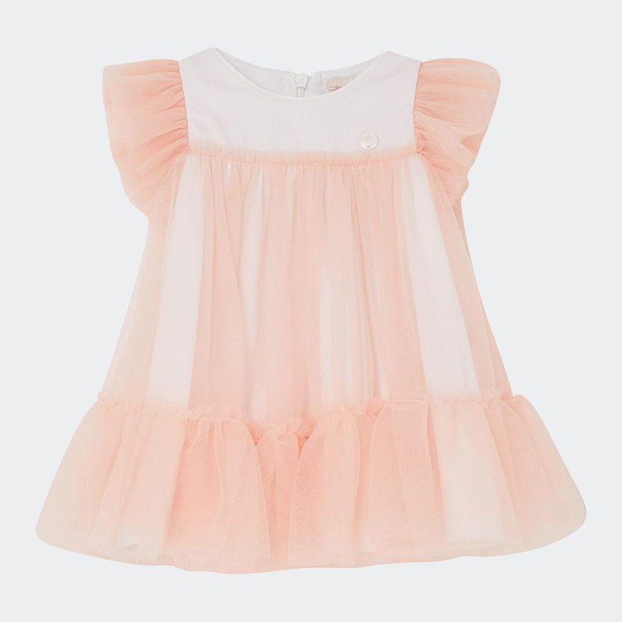Liu Jo Solid Color Tulle Dress