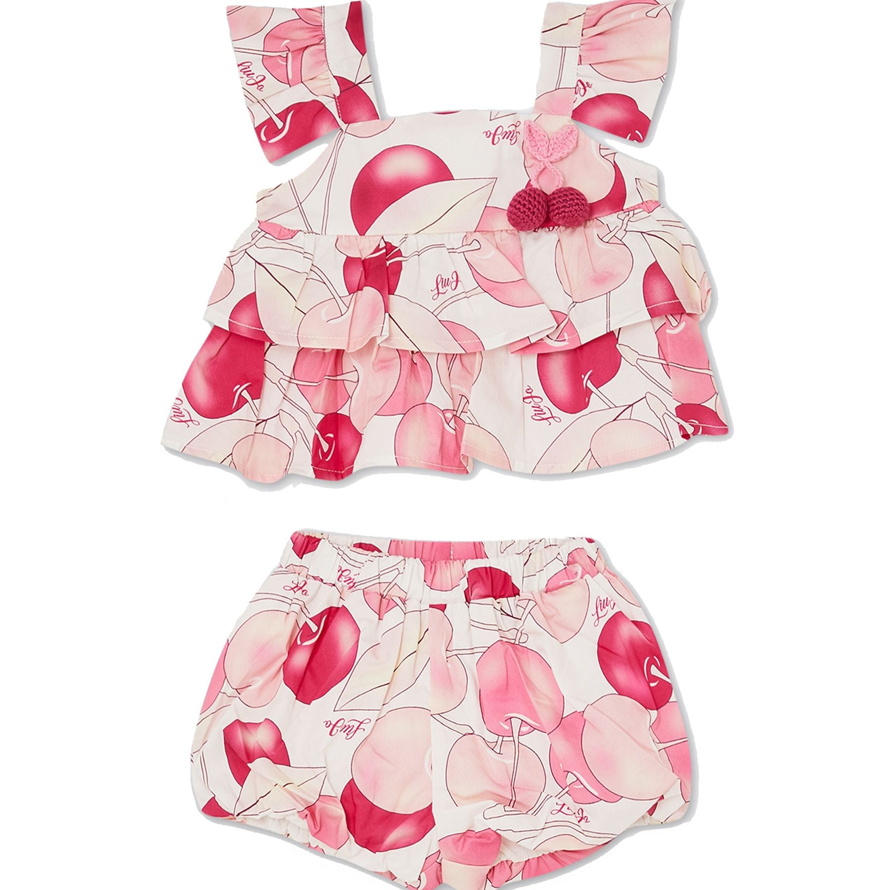 Liu jo Patterned Sports Top and Coulotte