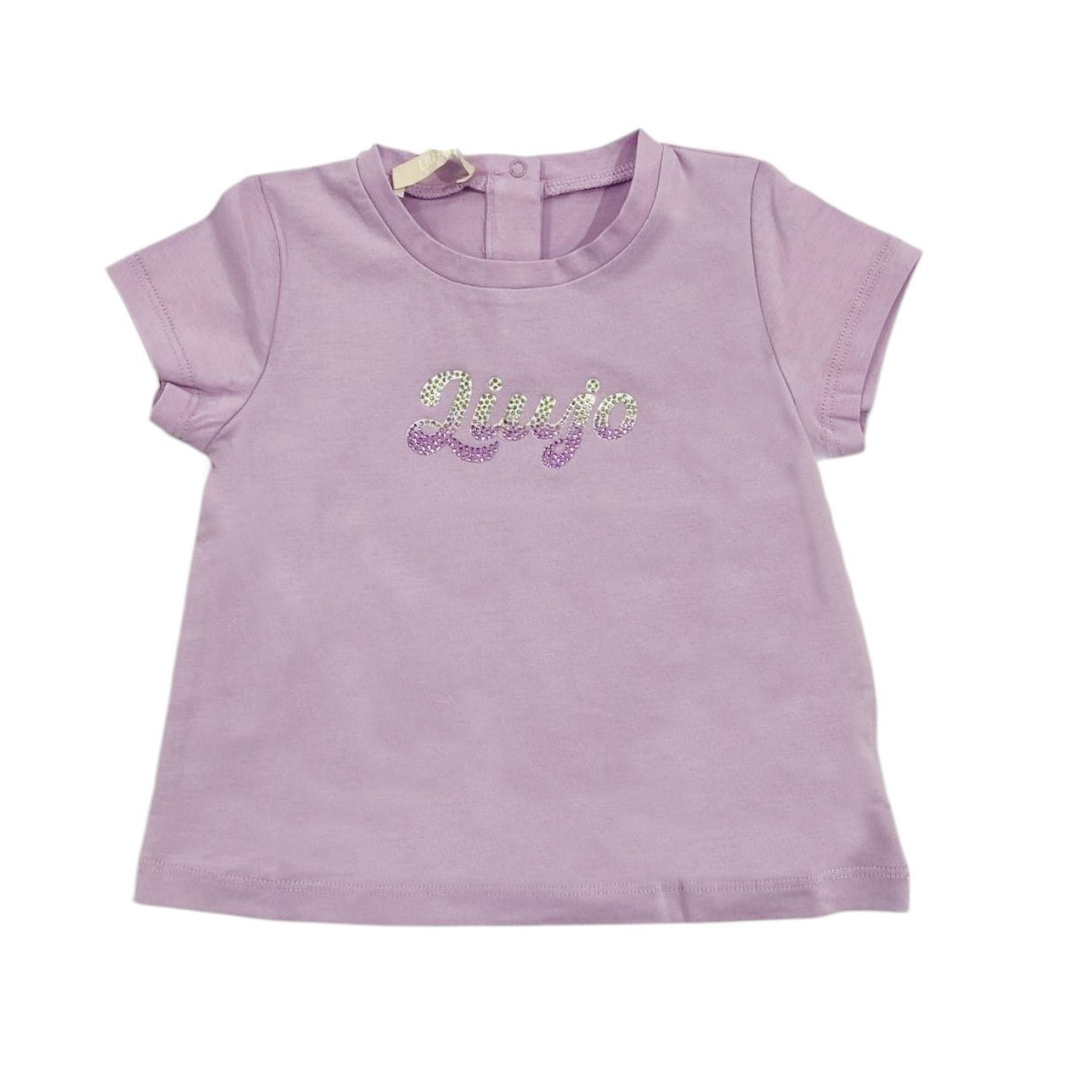 Liu jo Basic T-shirt with Glitter Logo