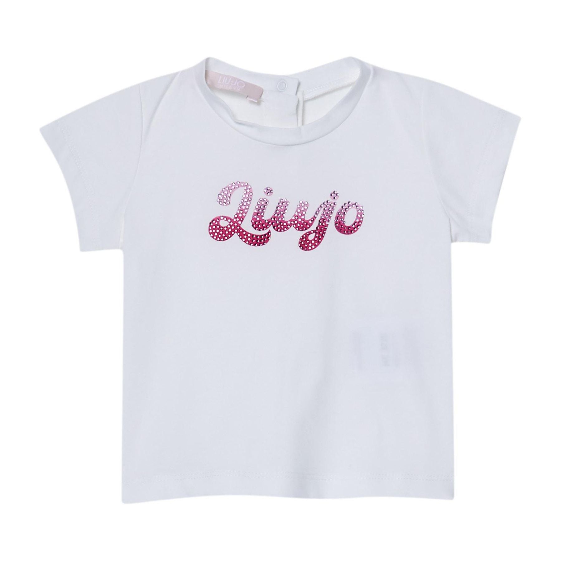 Liu jo Basic T-shirt with Glitter Logo