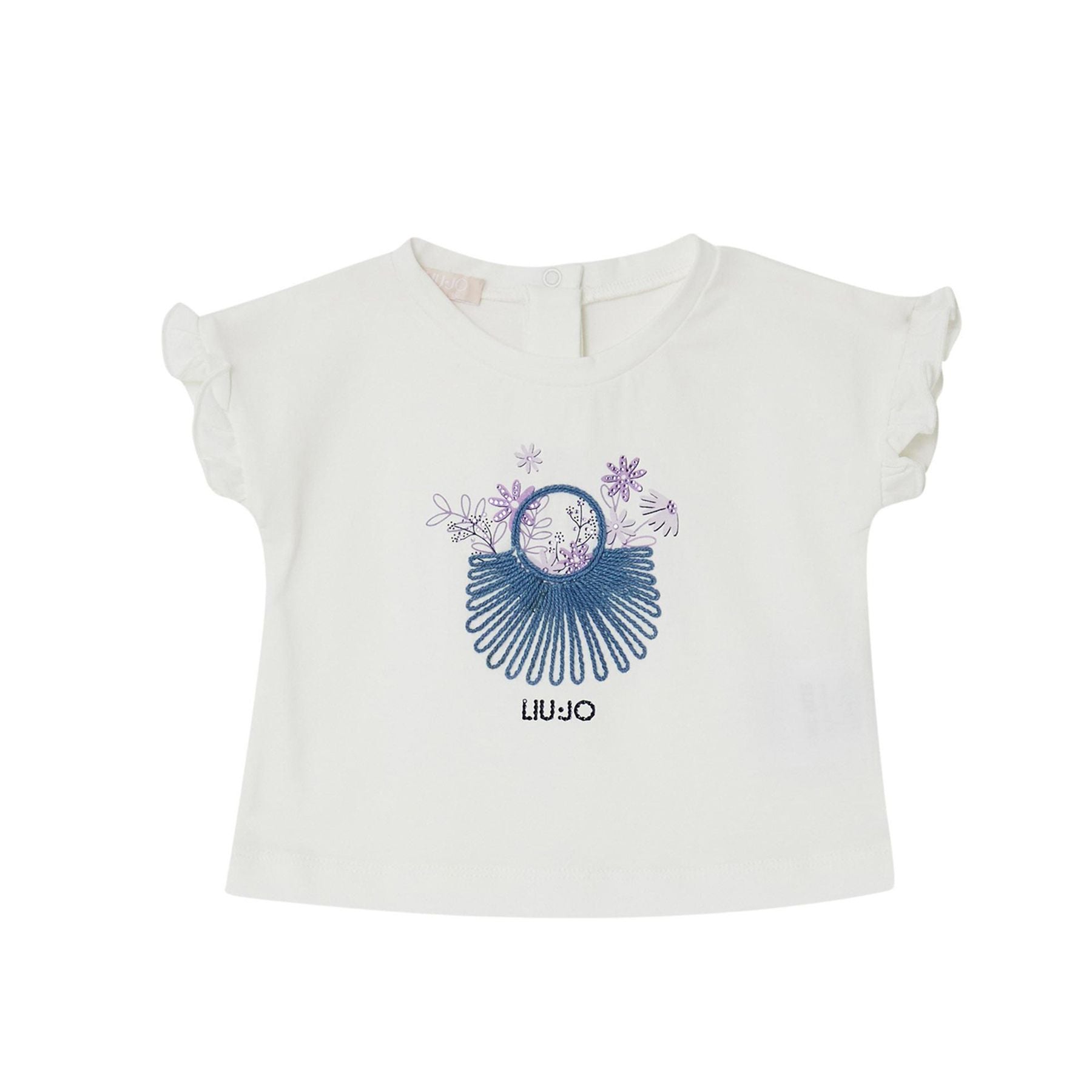 Liu Jo T-shirt with Glitter Bag Print