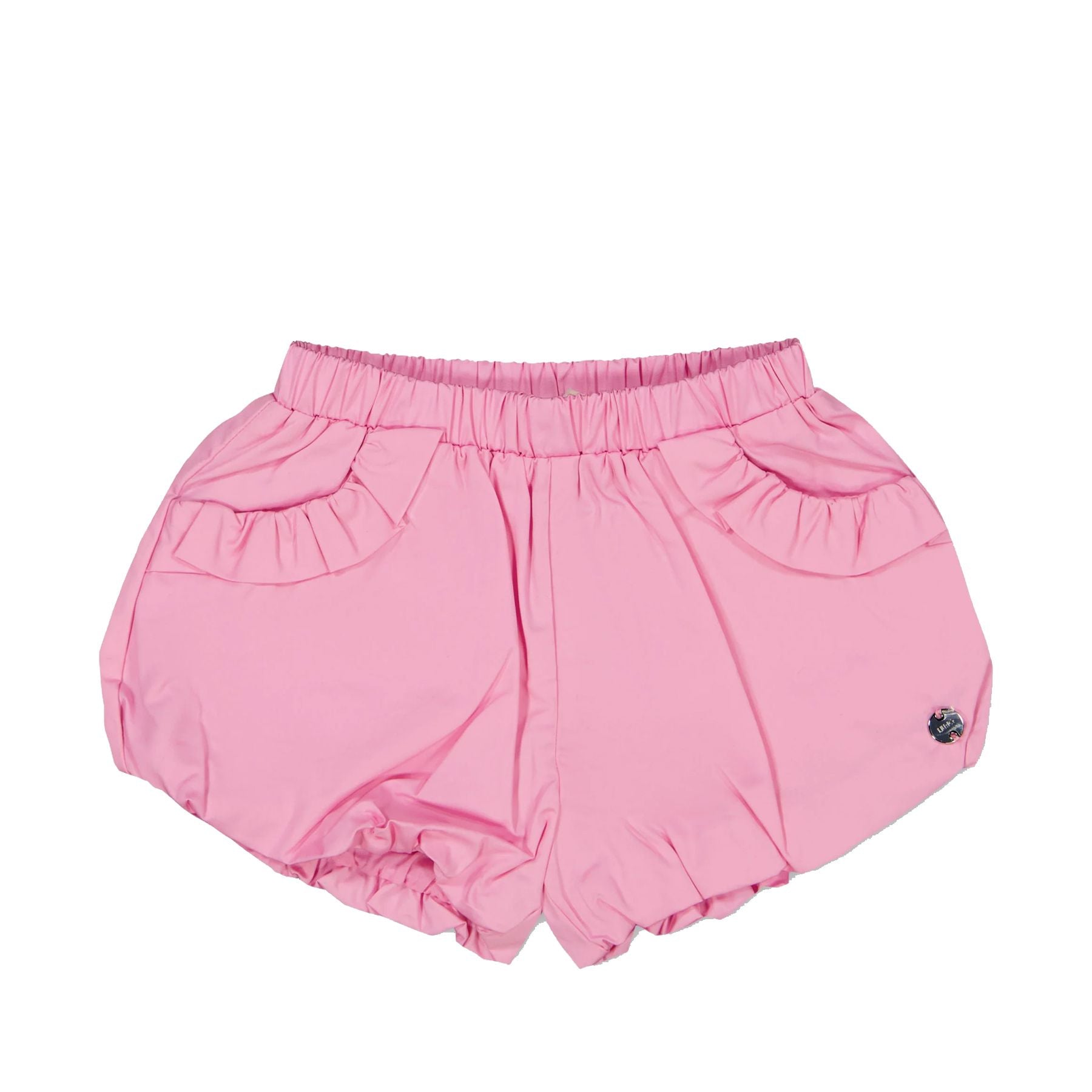 Liu Jo Plain Pink Poplin Shorts