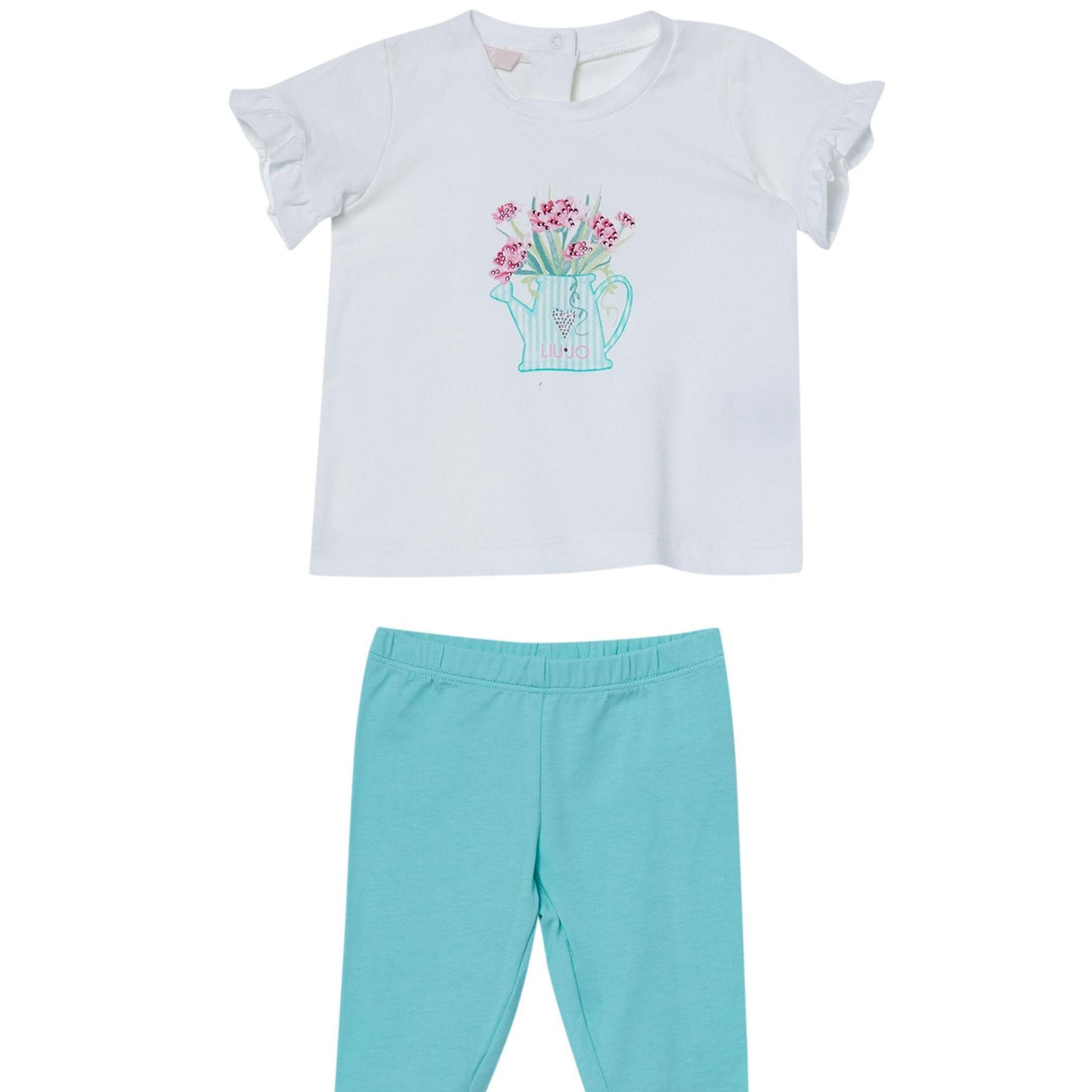 Liu Jo Sports Set with Printed T-Shirt and Leggings
