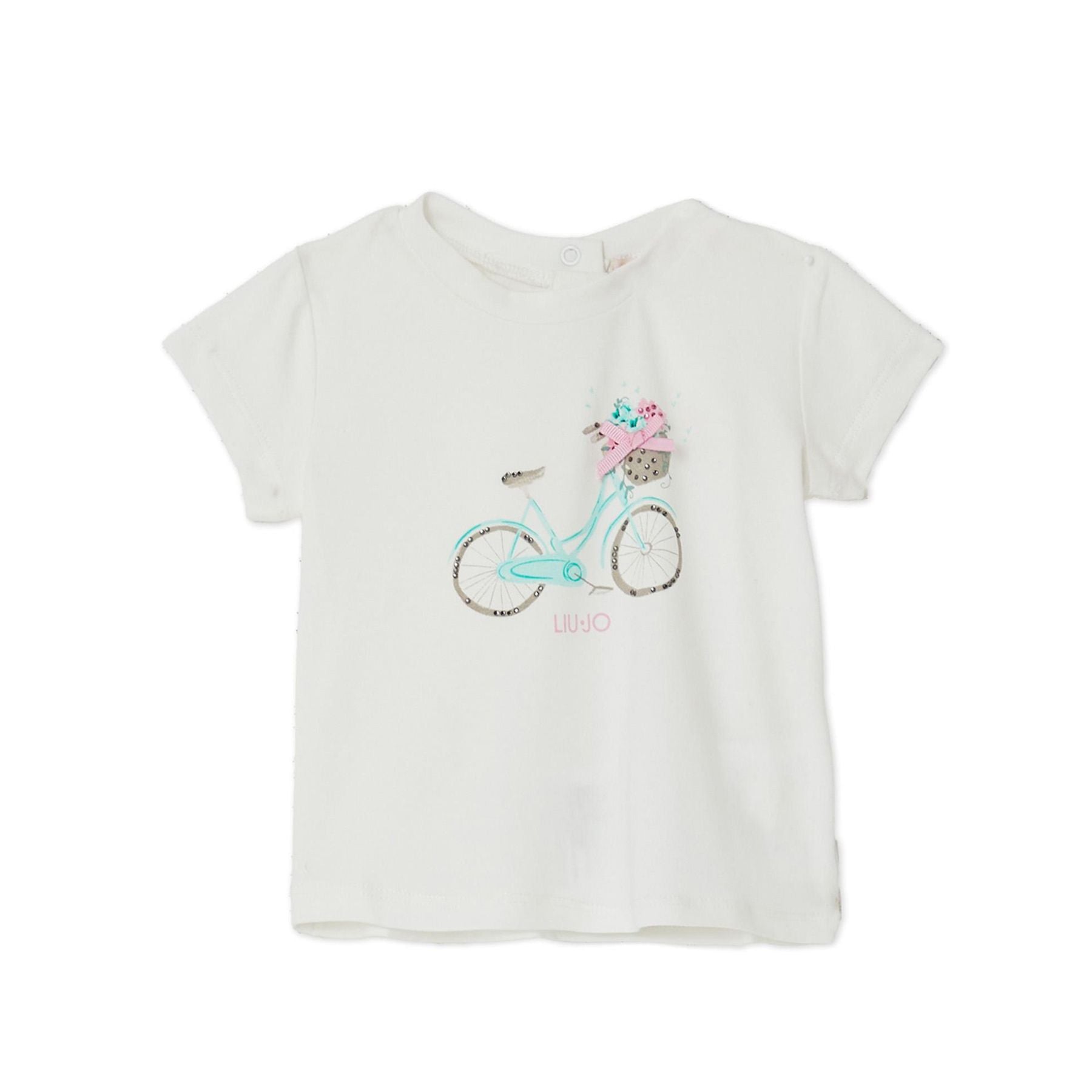 Liu Jo T-shirt with Bicycle Print