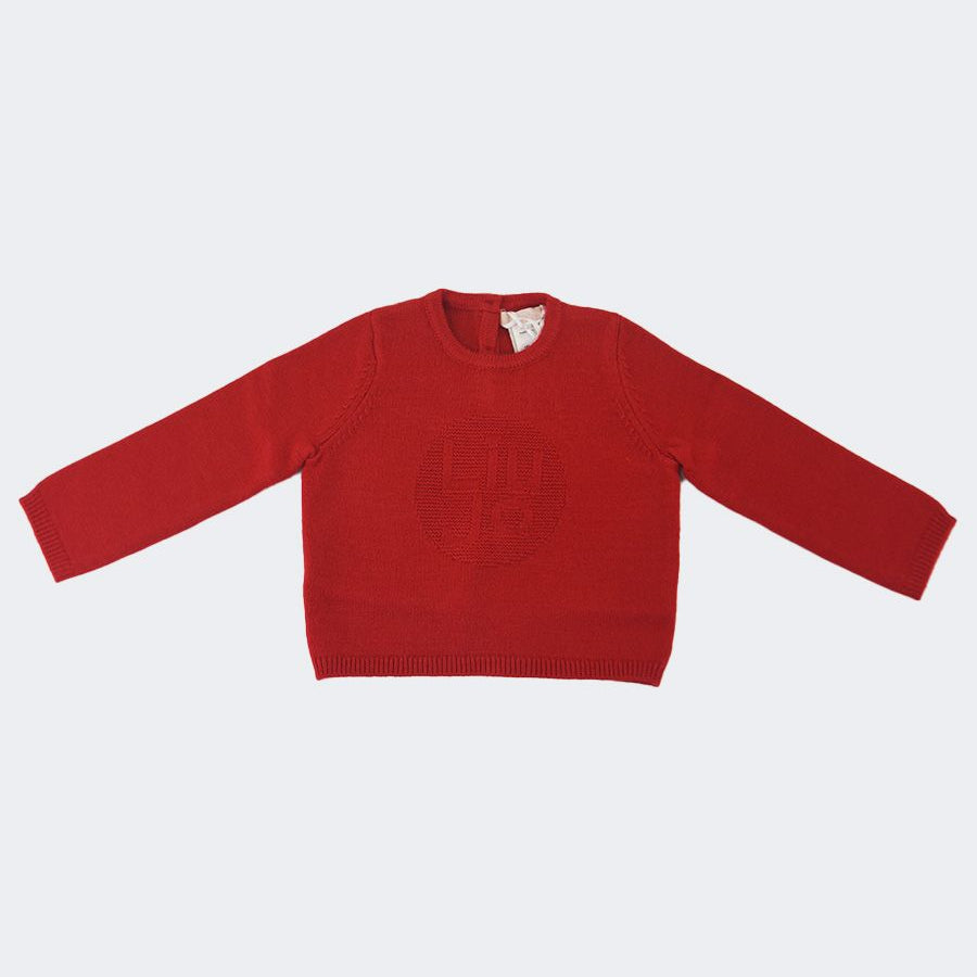 Crewneck sweater in yarn