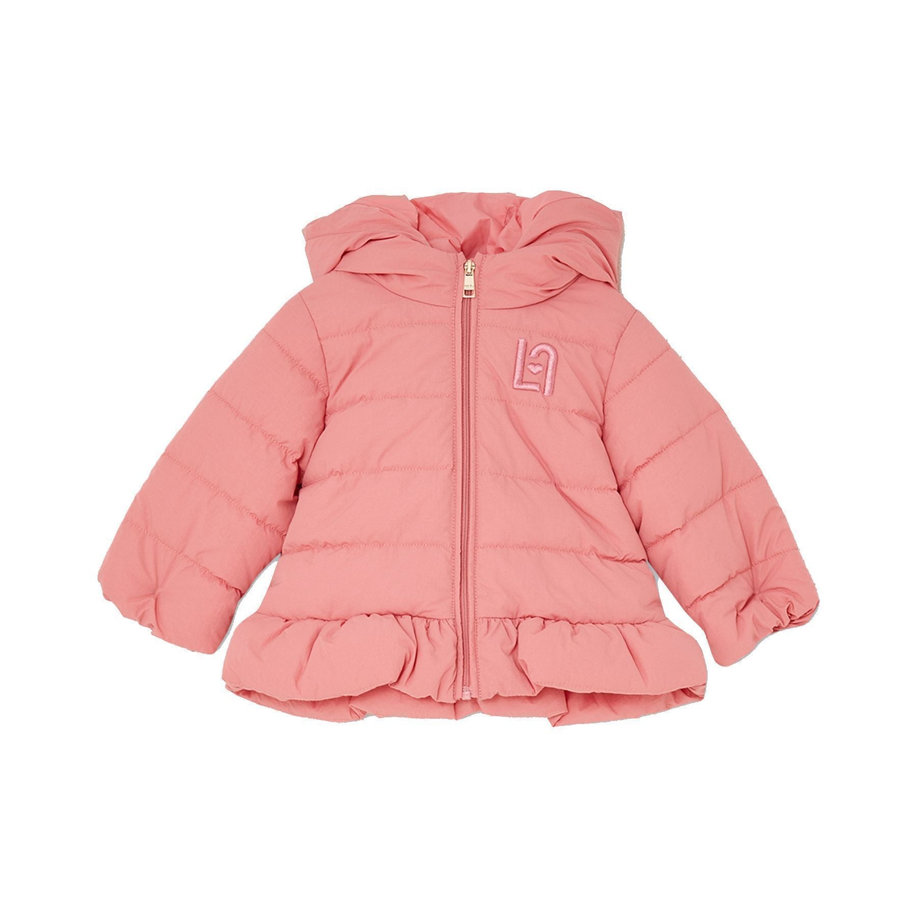 Liu Jo Pink Padded Down Jacket for Baby Girls