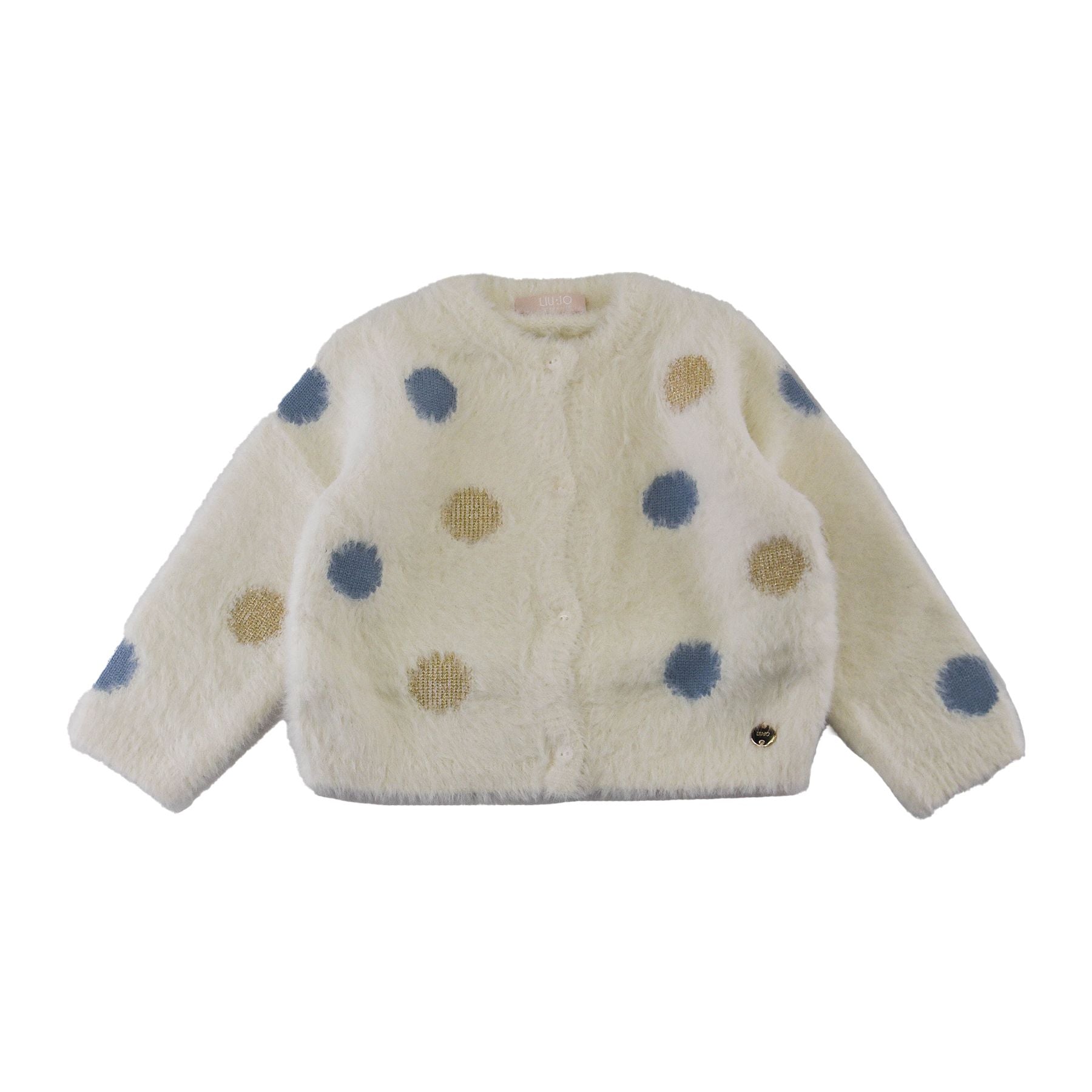 Liu Jo Open Polka Dot Crew Neck Sweater