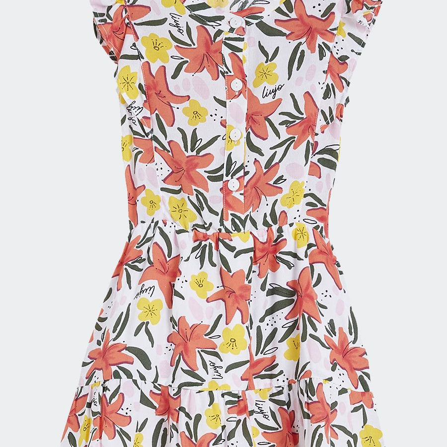 Liu Jo Patterned Dress with Ruffles