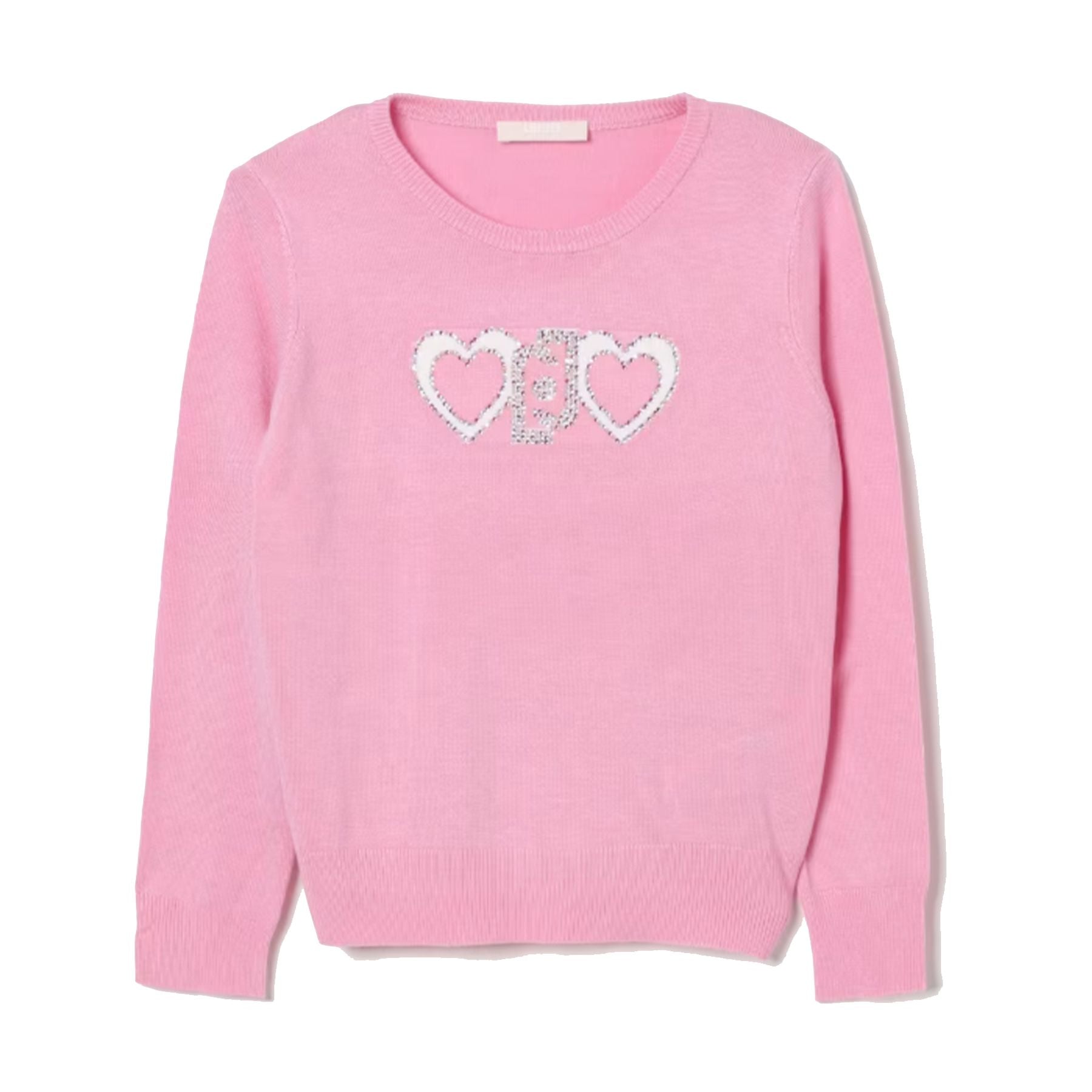 Liu Jo Crew Neck Sweater with Logo Print