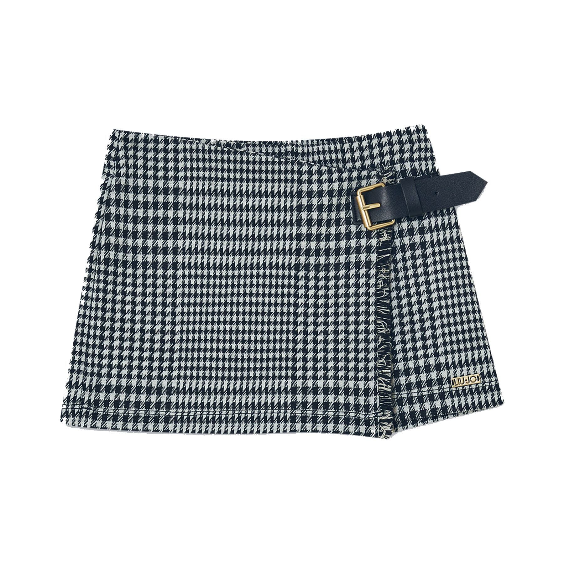 Liu Jo Checked Jersey Skirt