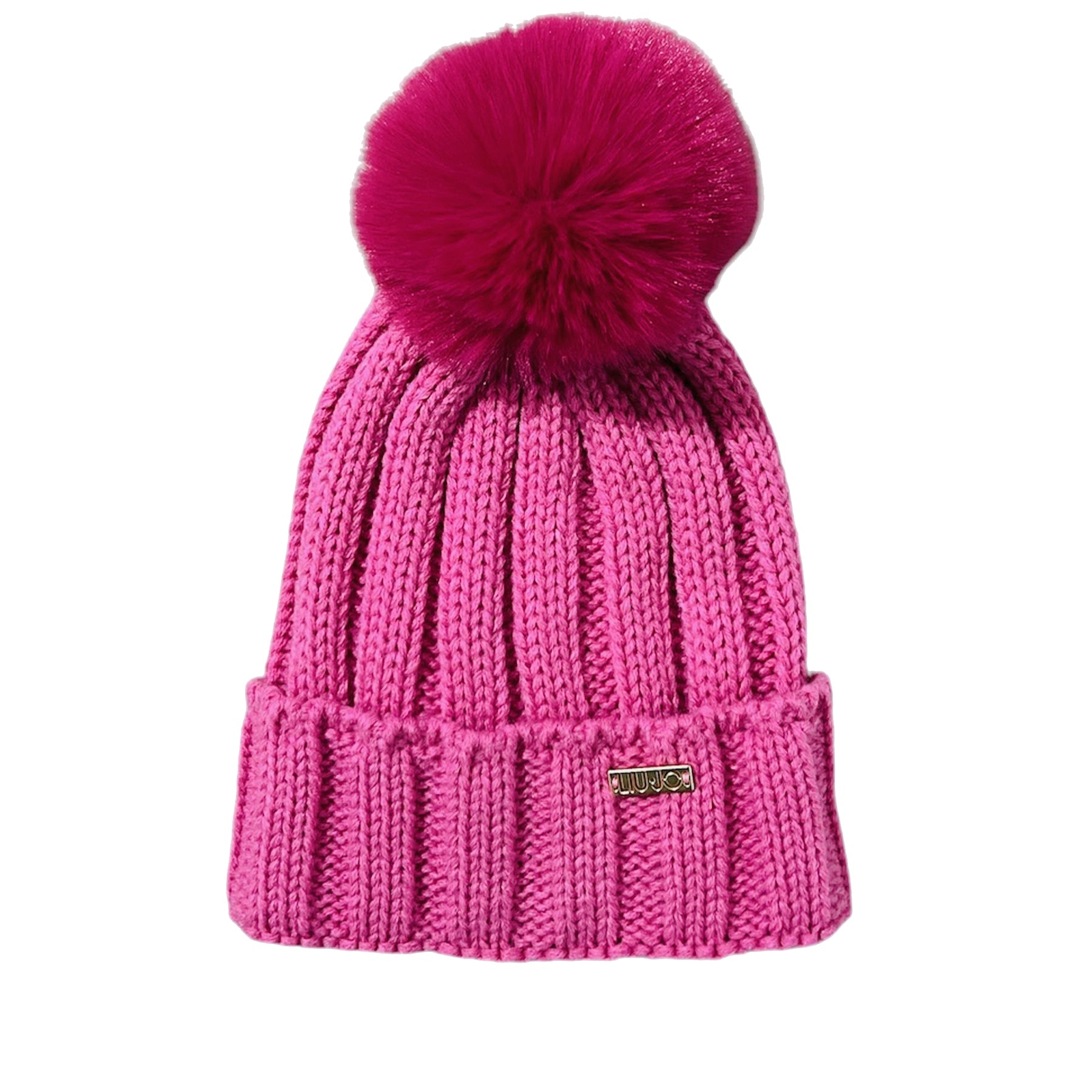 Liu Jo Knit Hat with Pom Pom