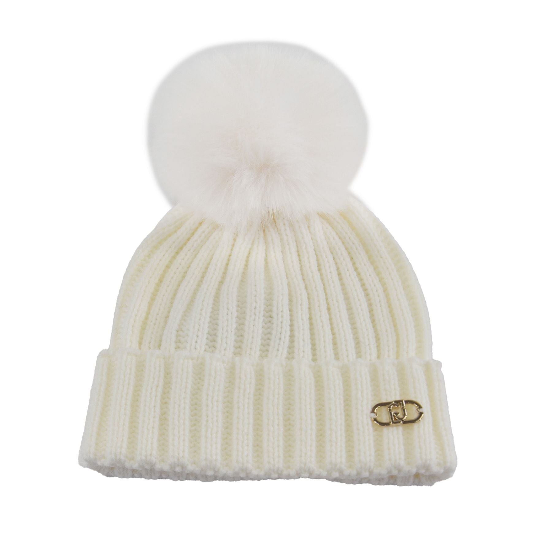 Liu Jo White Knit Hat
