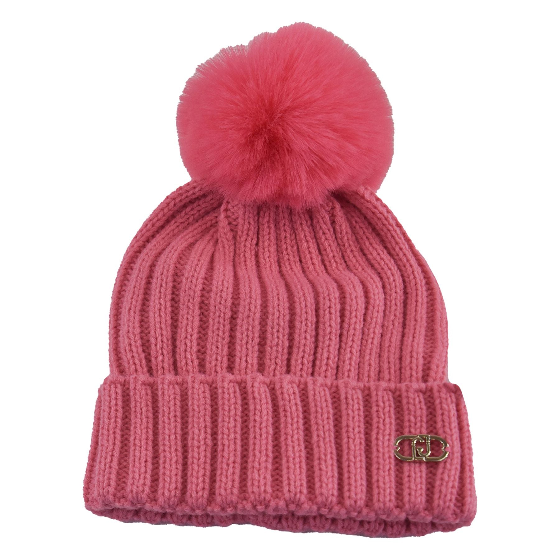 Liu Jo Camellia Pink Knit Hat