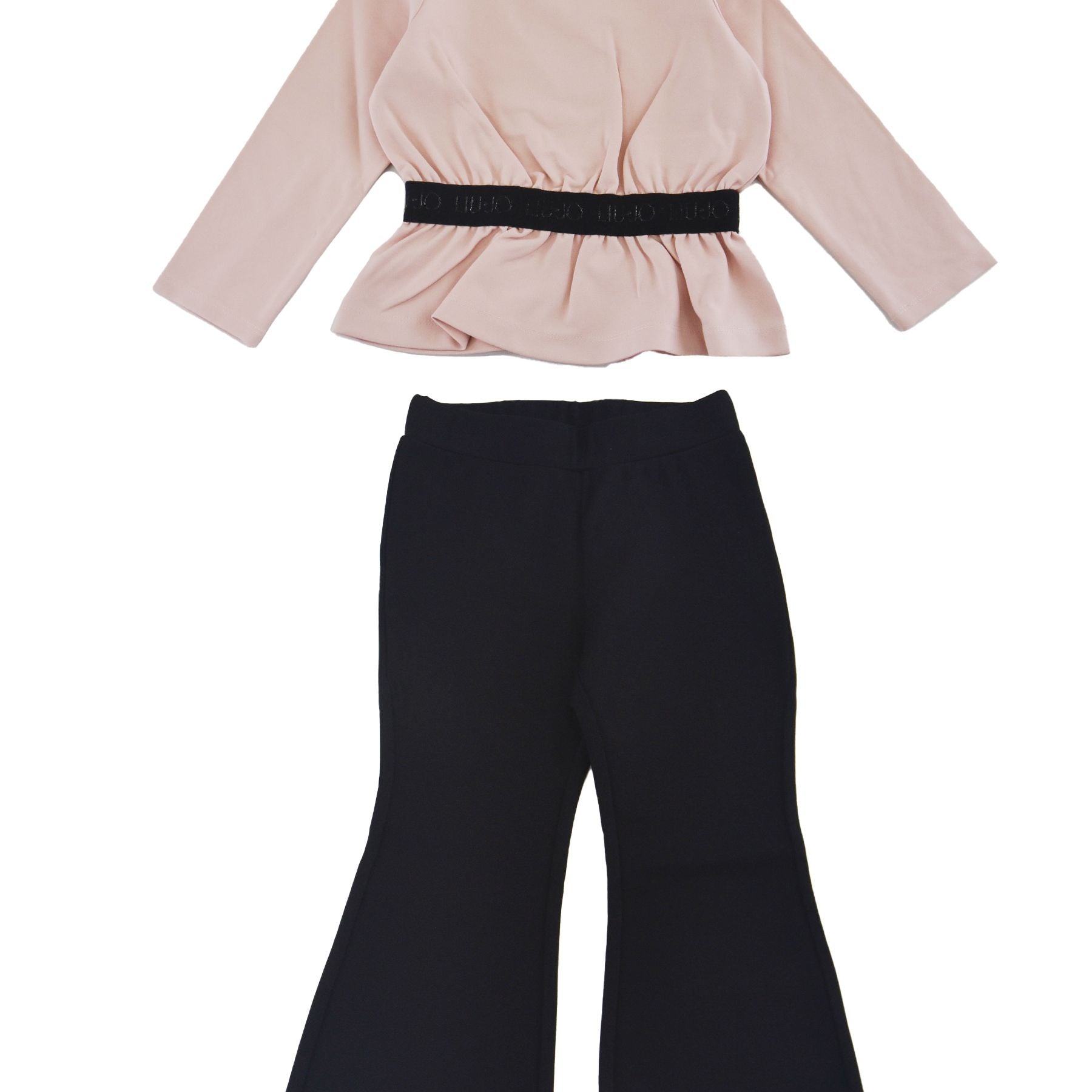 Liu Jo Sports Set with Pink T-Shirt and Black Trousers