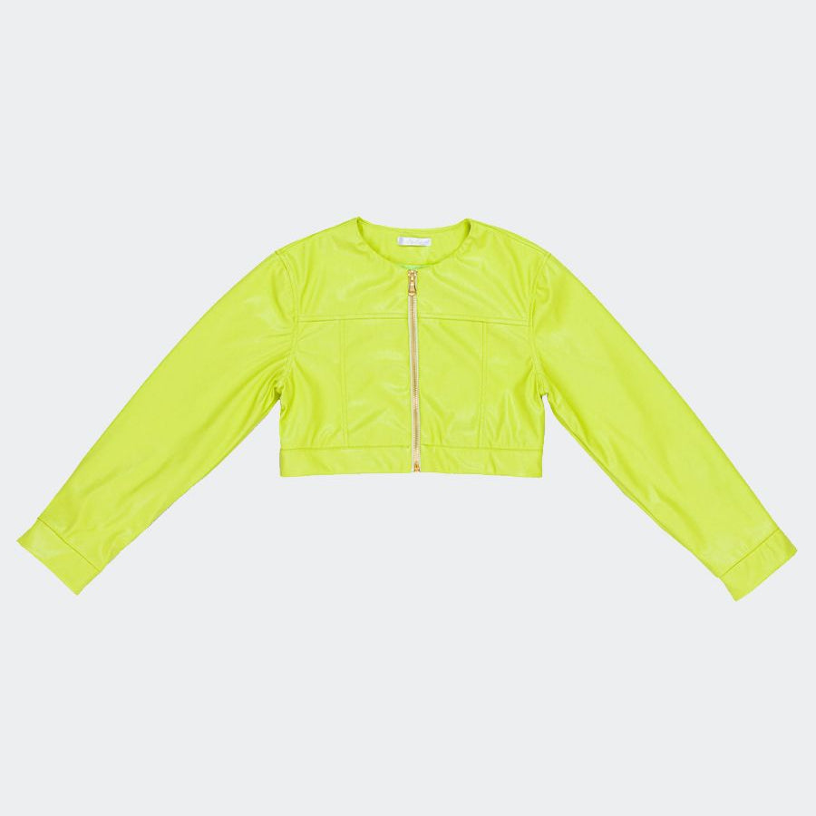 Lightweight eco-leather jacket